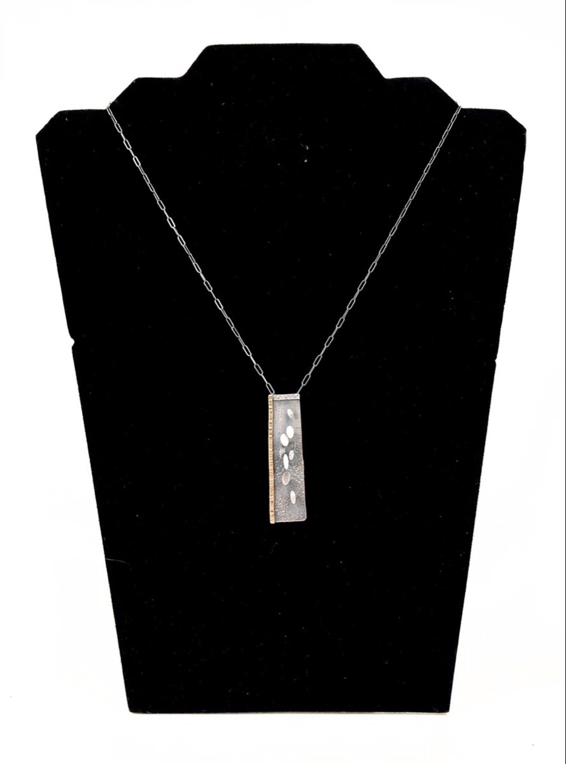 Flow Pendant with Silver Chain by Theresa St. Romain