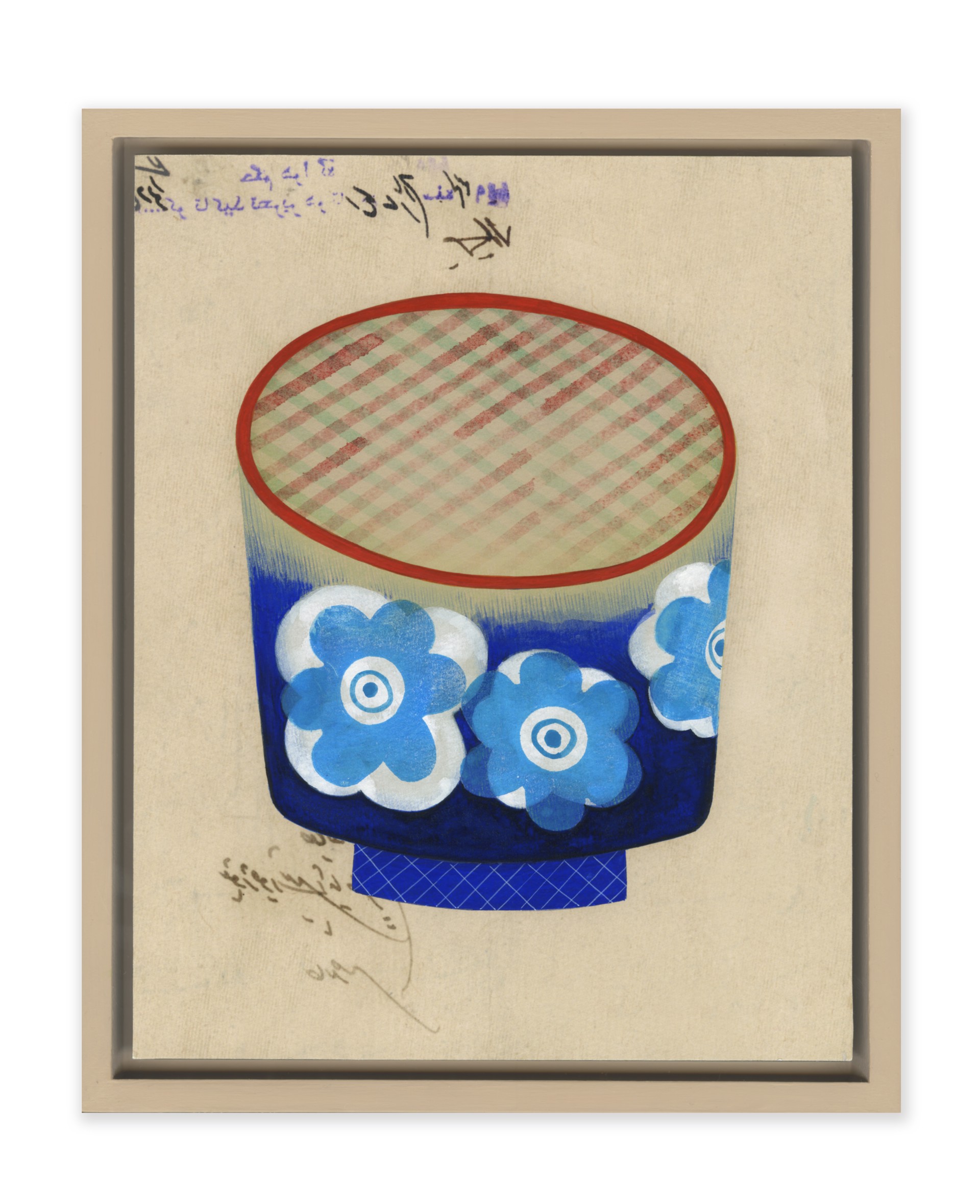 Blue and White Cup No. 11 by Anne Smith