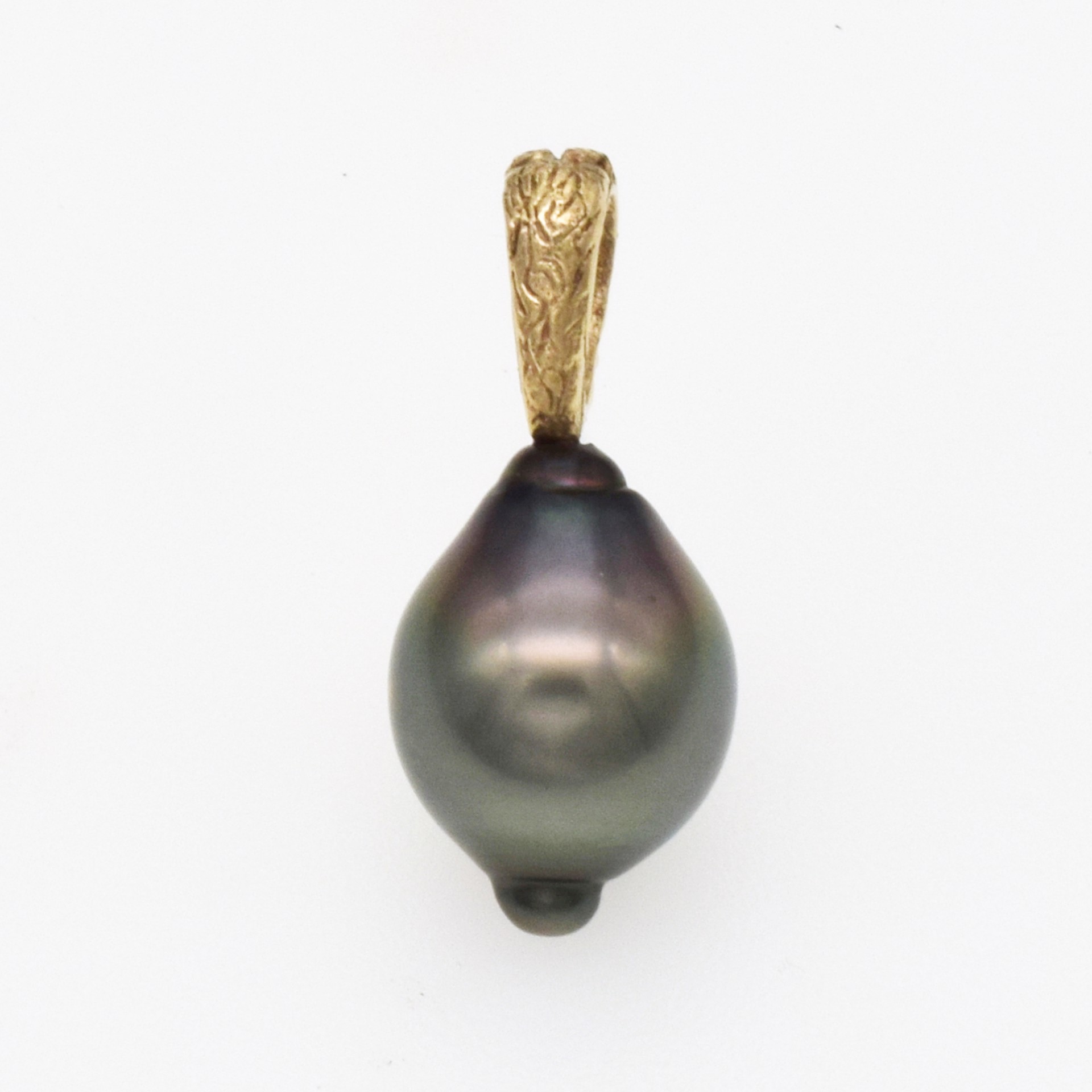 Tahitian Pearl Drop with Tentacle Bail by Thomas Tietze