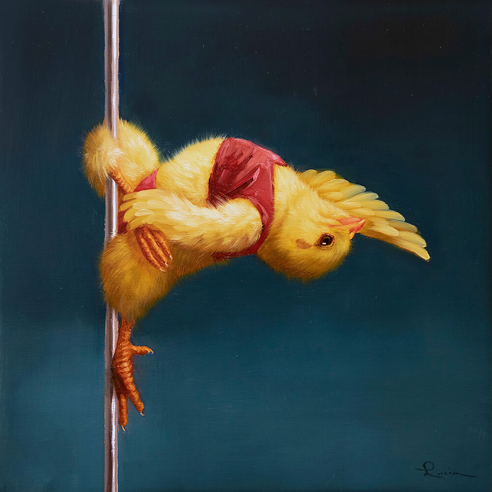Pole Chick - Stargazer by Lucia Heffernan