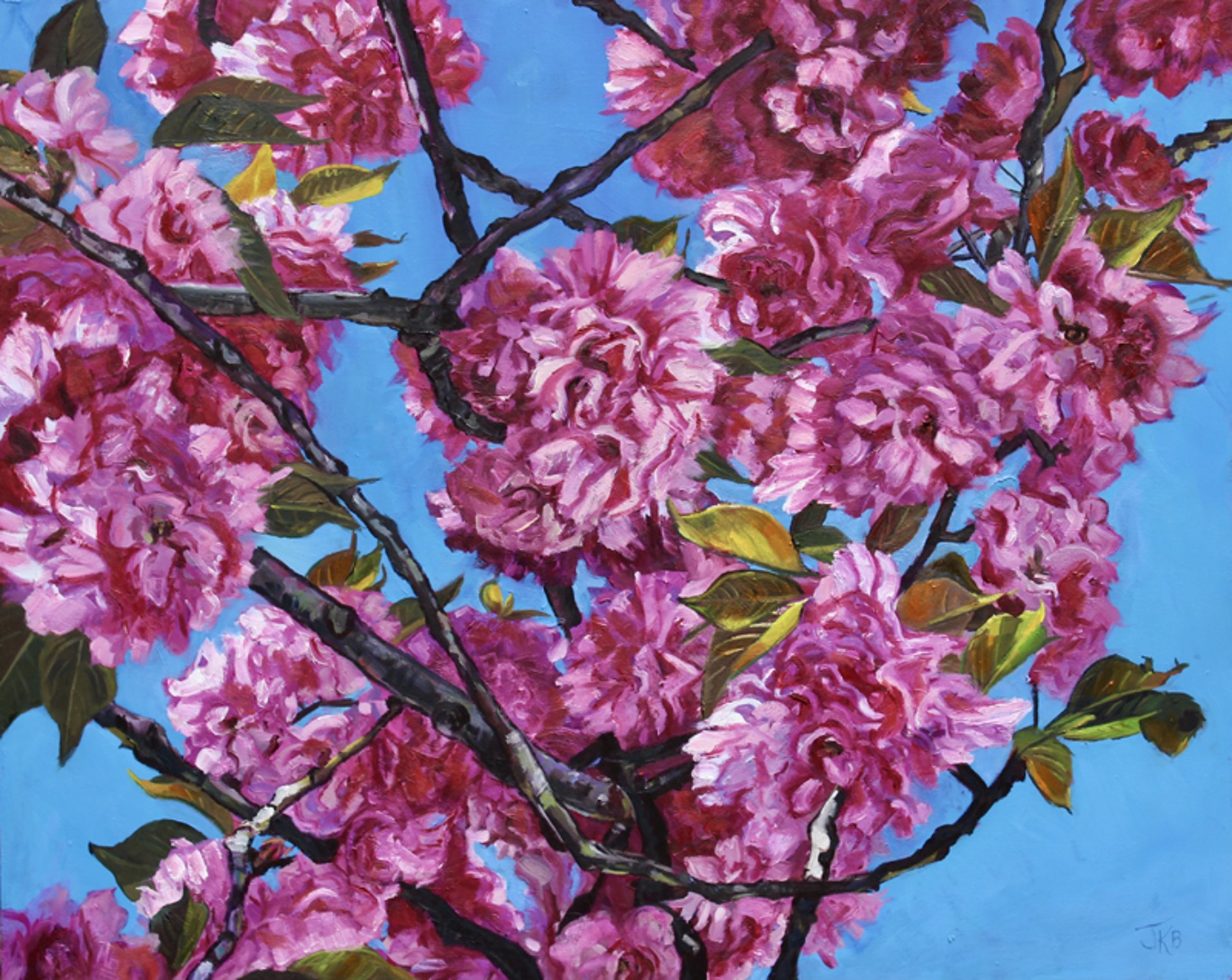 Chery  Blossom Branches by Jennifer Barlow