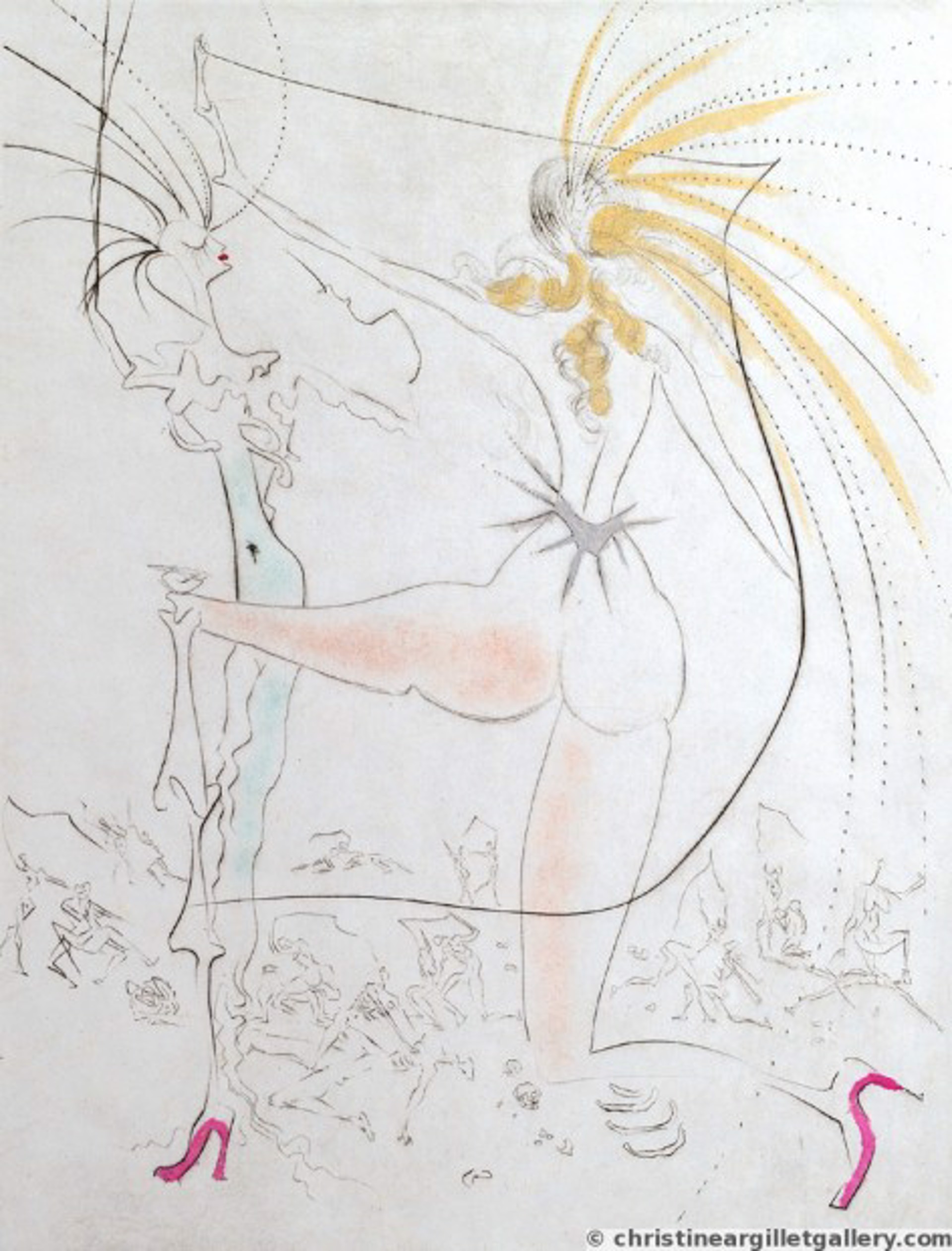 Venus in Furs "Egrets" by Salvador Dali