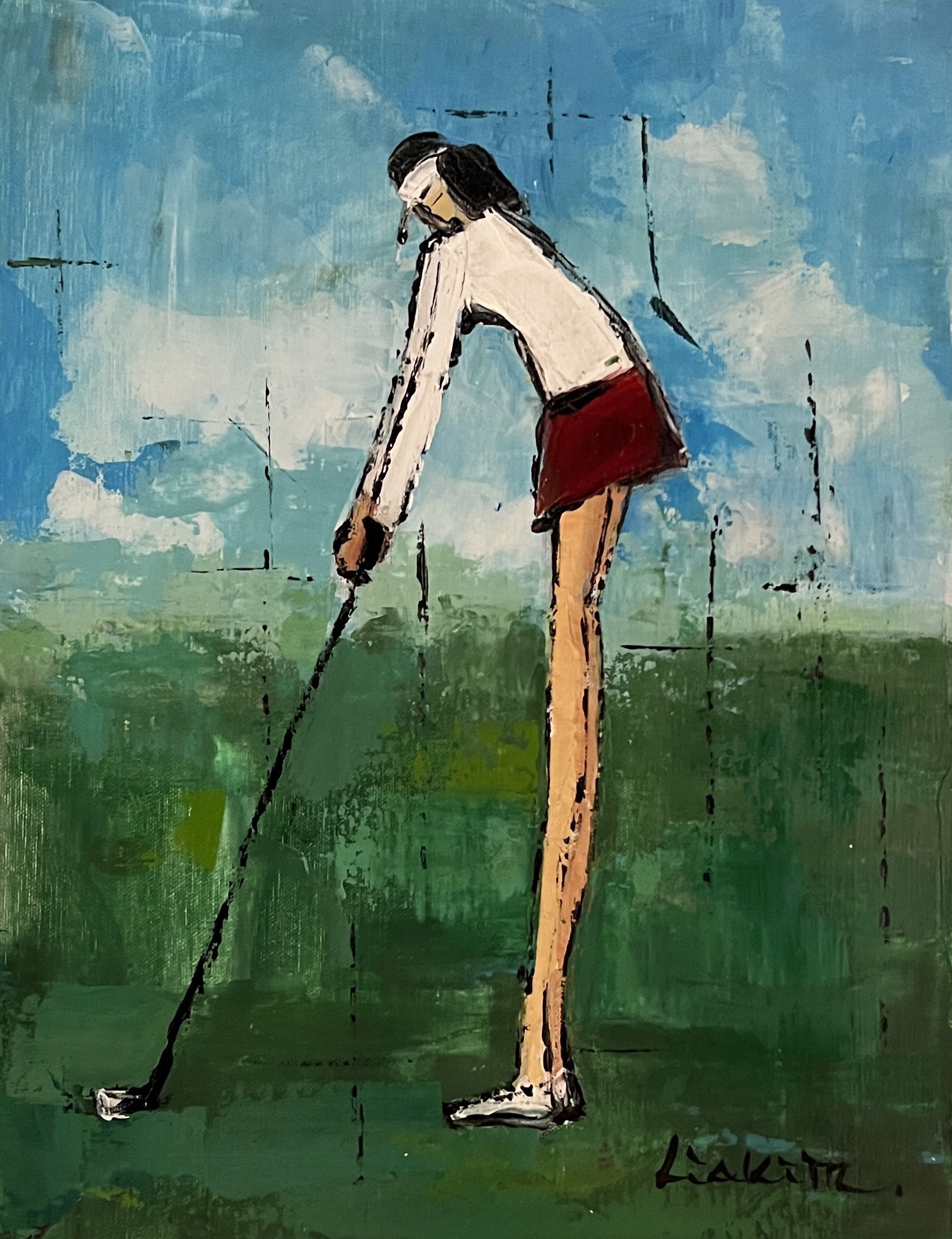 USING THE DRIVER by LIA KIM Stonebridge Art Gallery