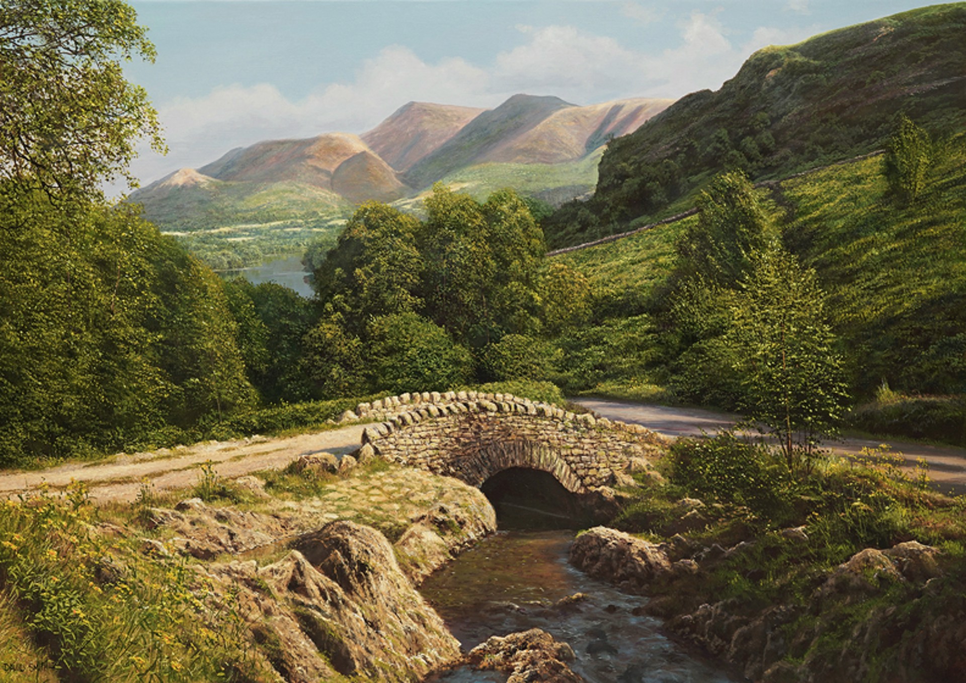 Ashness Bridge Lake District by David Smith