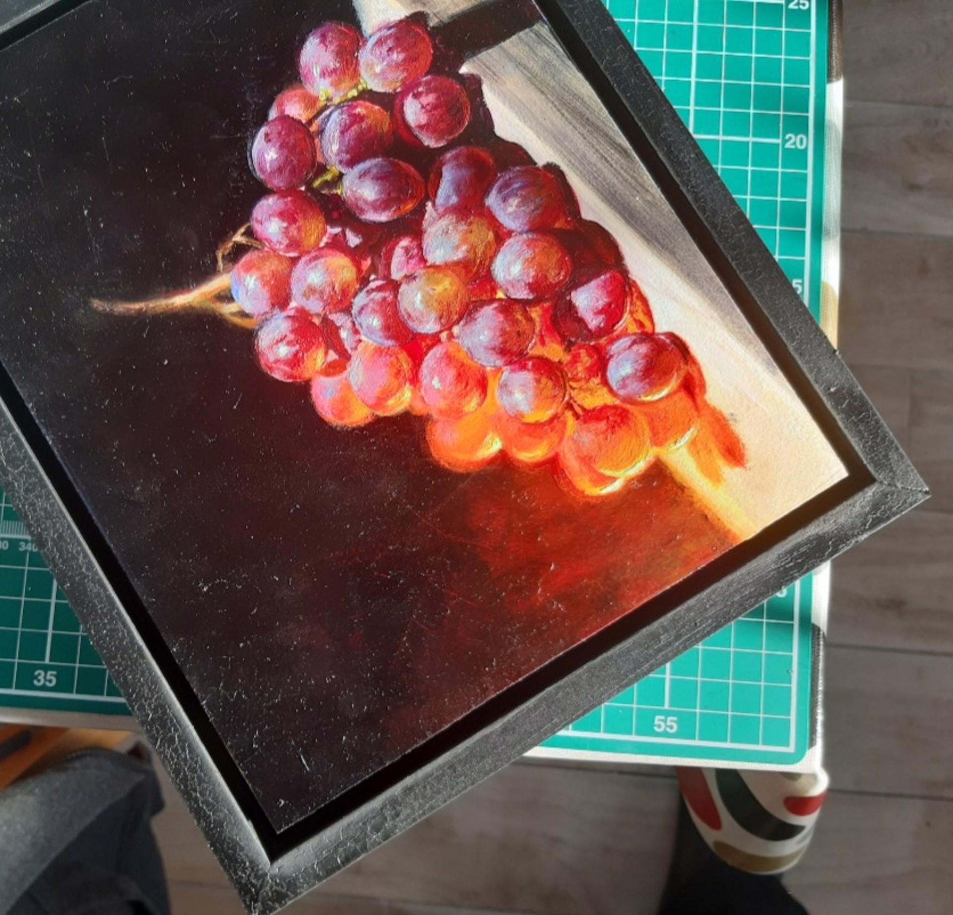 Red Grapes I by Daire Lynch
