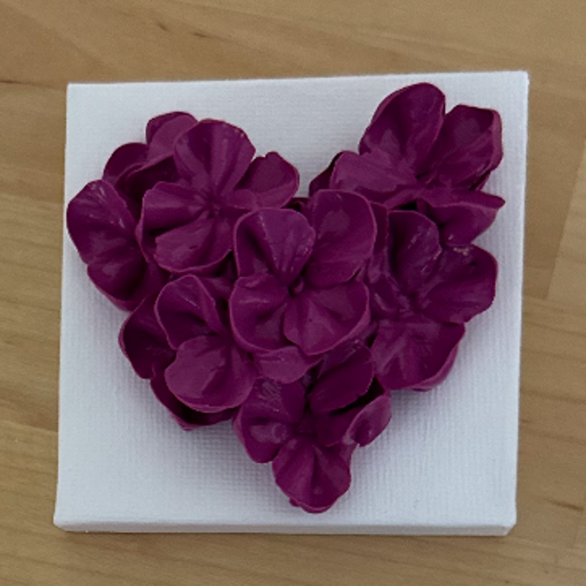 Mini Heart Series - Purple by Christine Tonolini