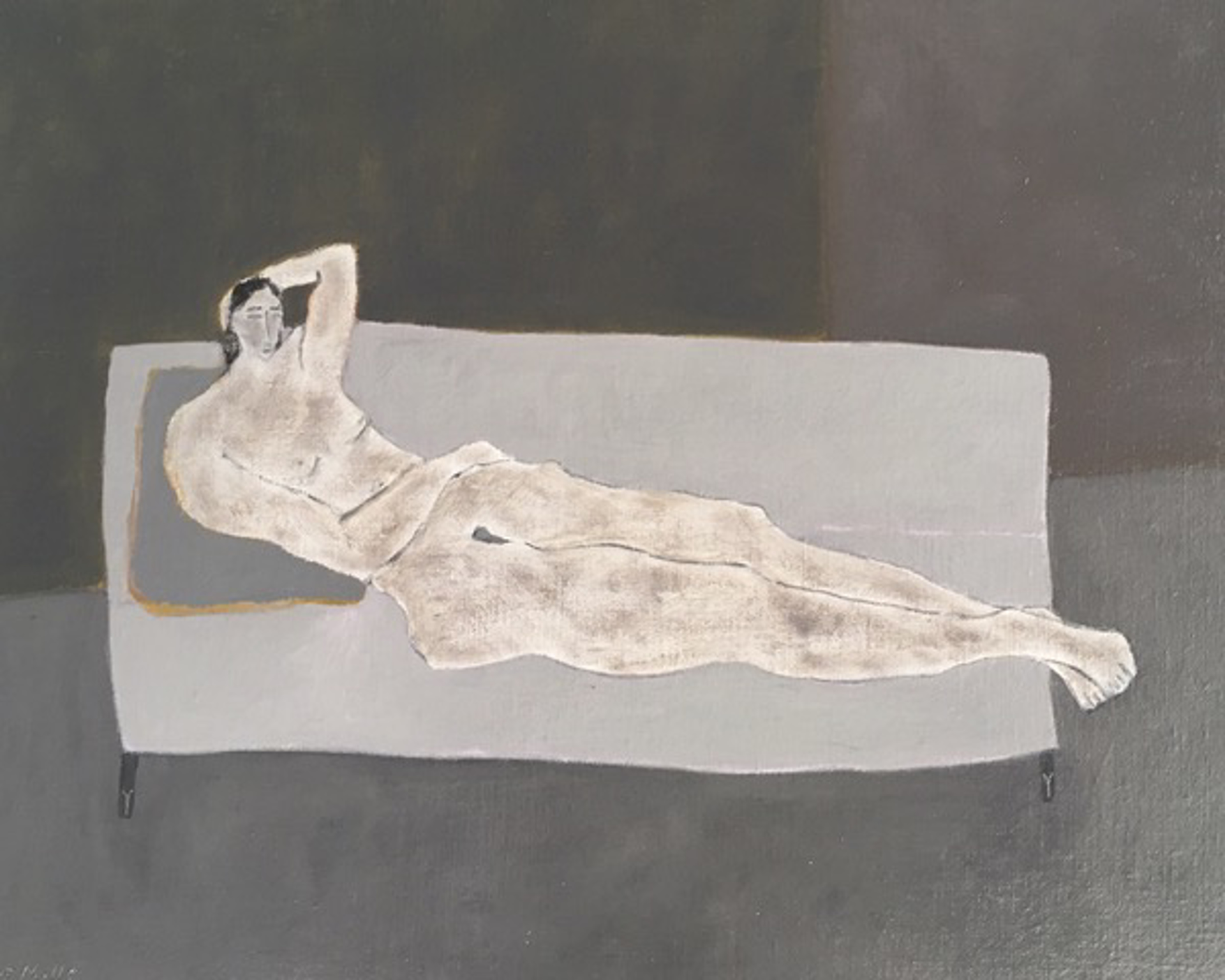 Nude on a Low Sofa by Gigi Mills
