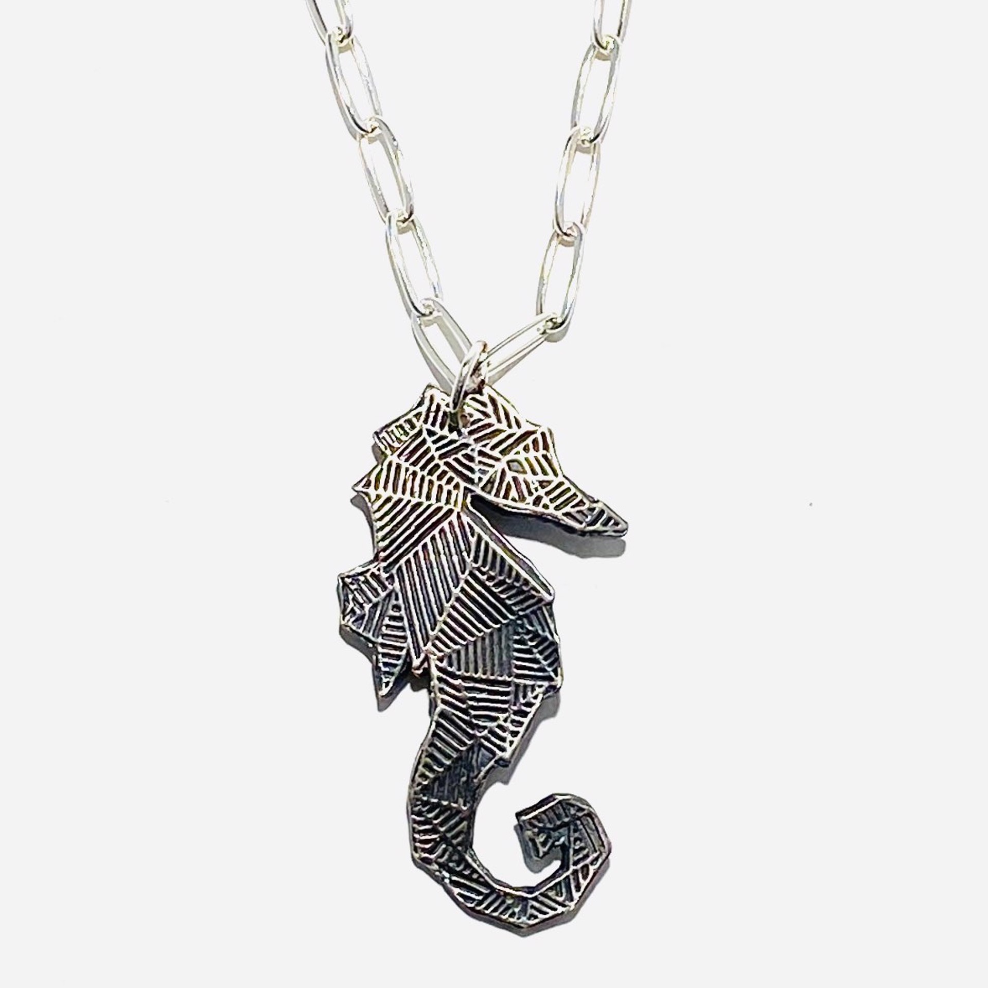 Seahorse Necklace KH23-10 by Karen Hakim