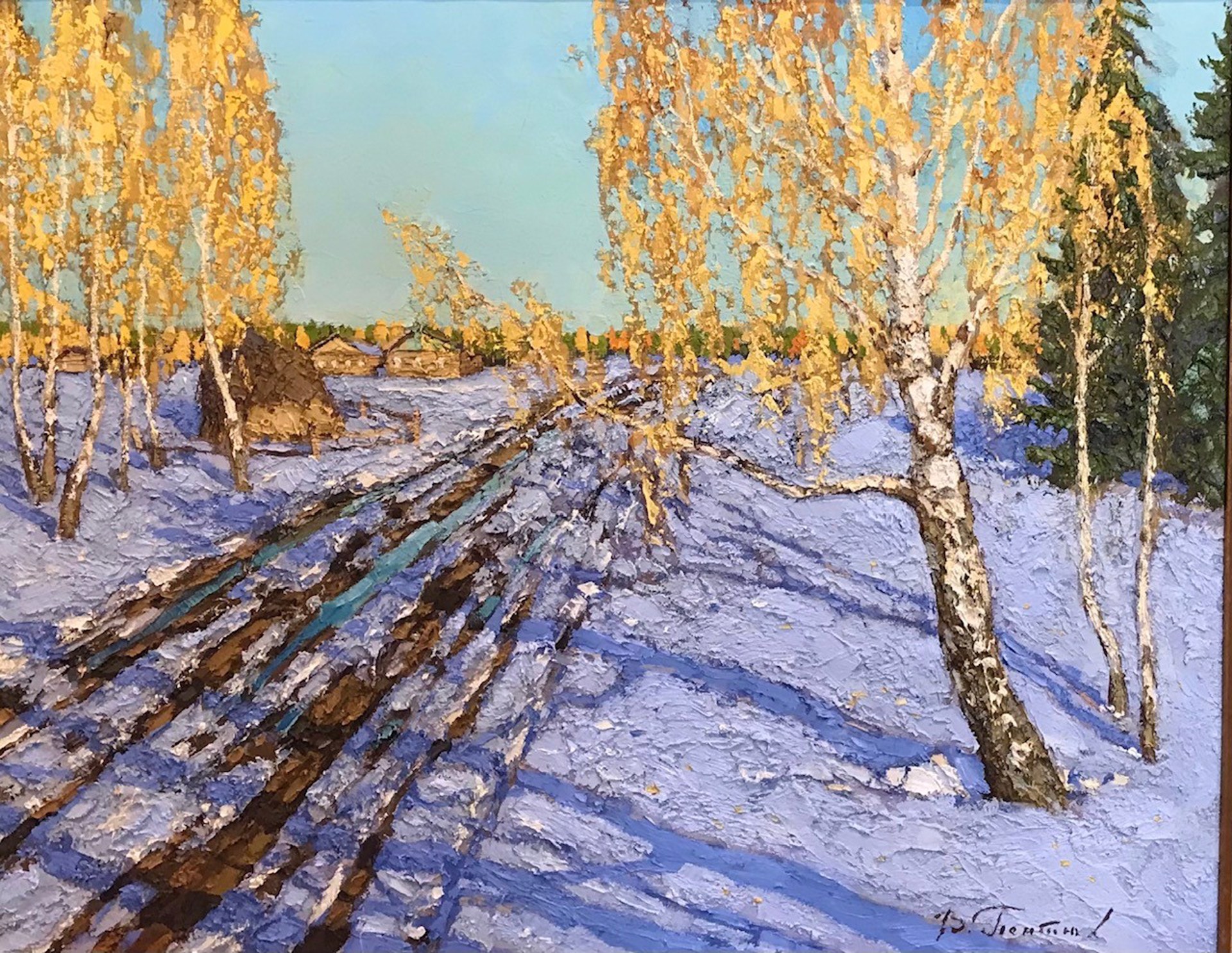 Road to the Village by Vladimir Pentjuh