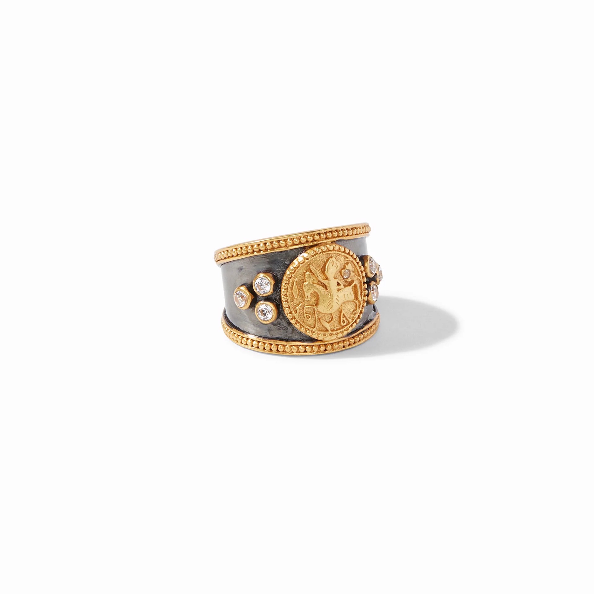 Coin Crest Ring - Mixed Metal by Julie Vos