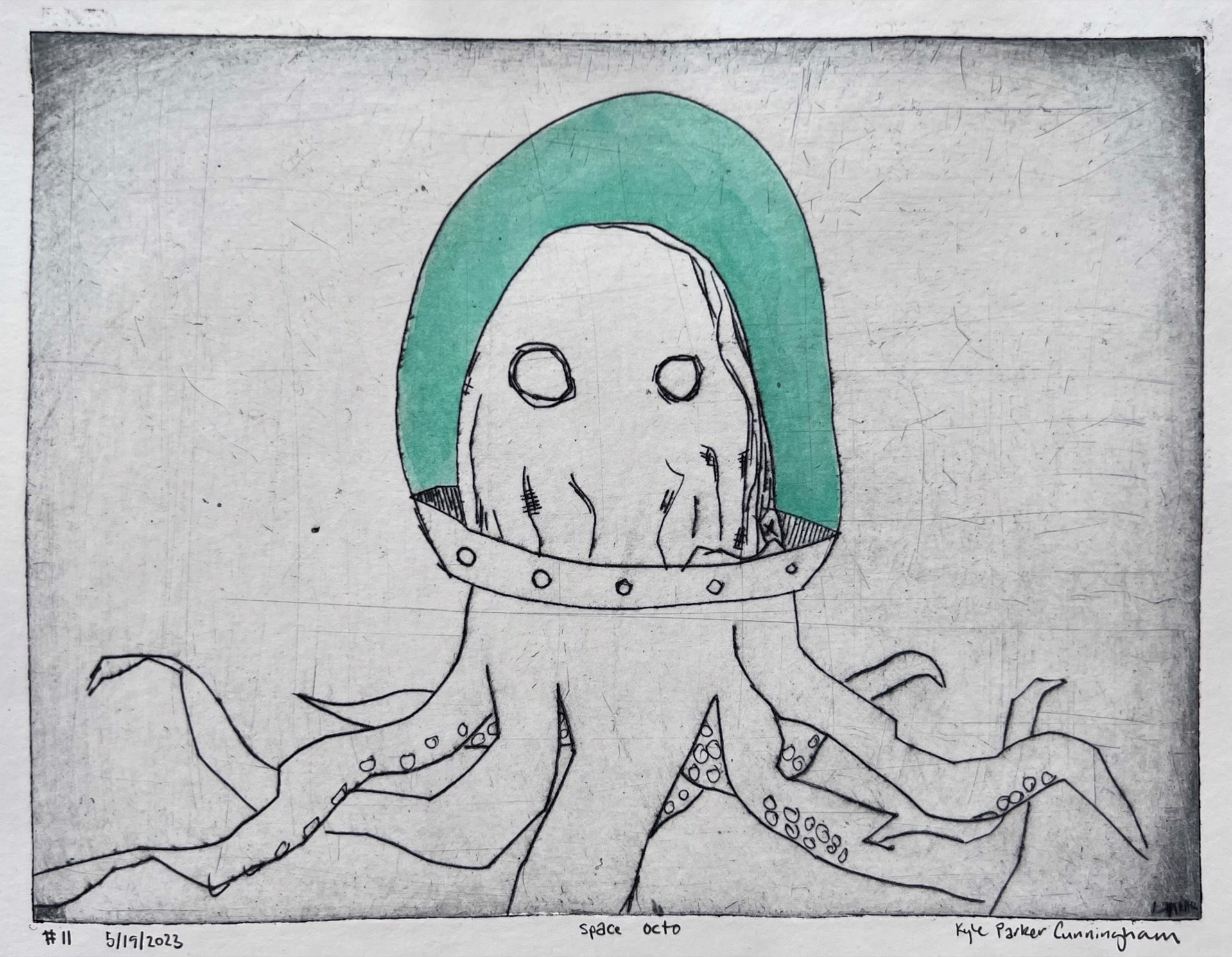 Space Octo No. 11 by Kyle Parker Cunningham