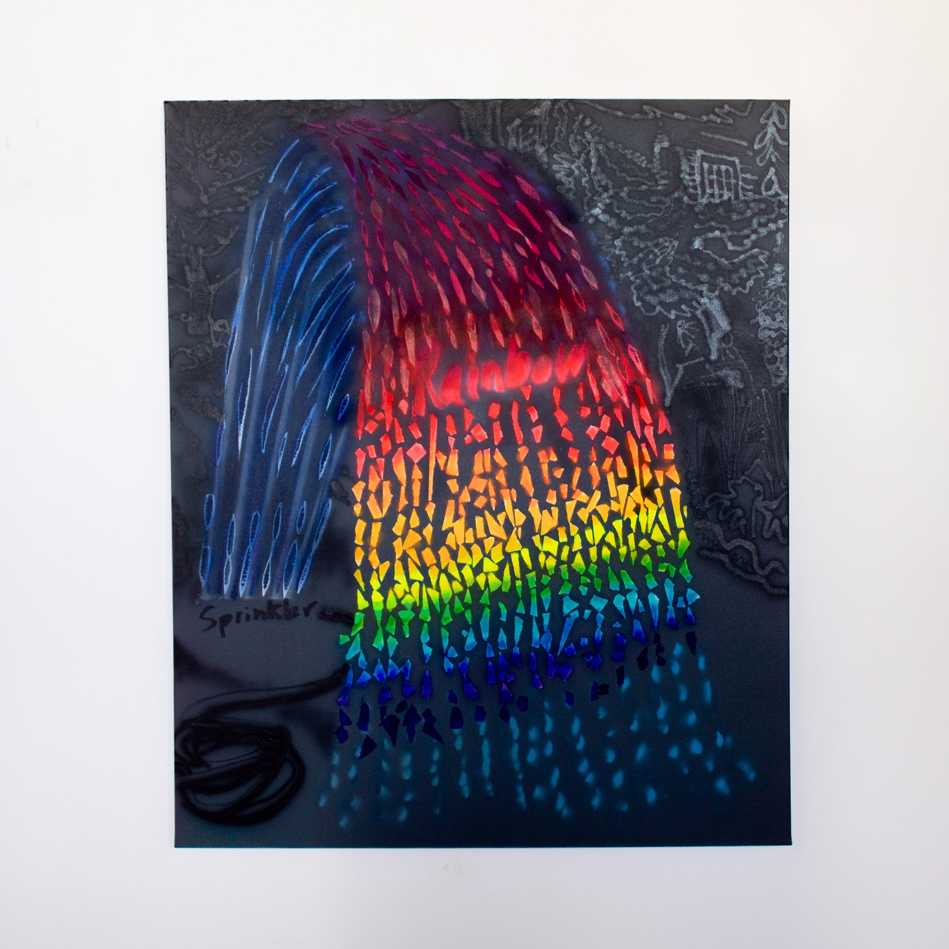 Sprinkler Rainbow by Paul Collins