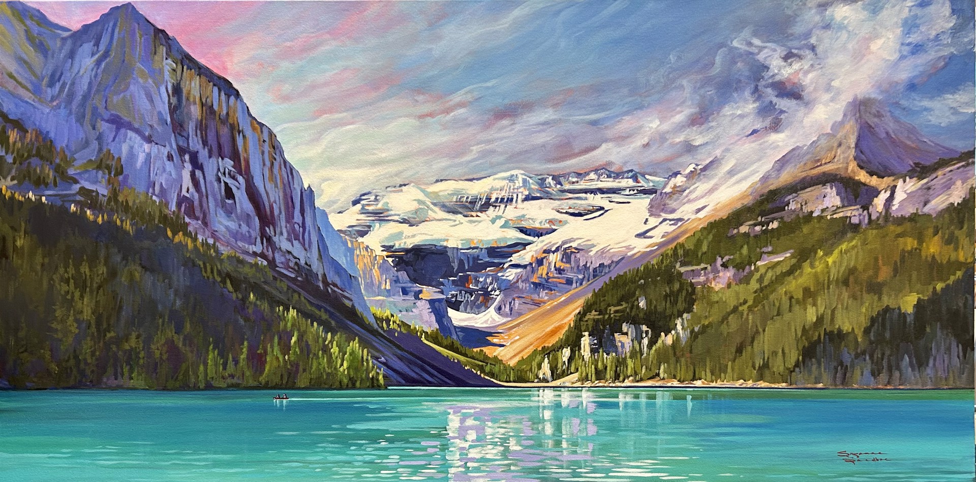 Jewel of the Rockies, Lake Louise by Suzanne Sandboe