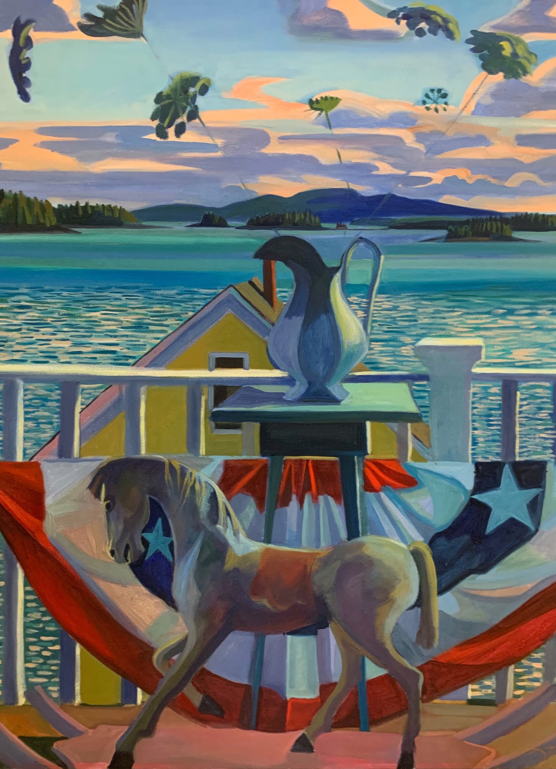 Rocking Horse on the Bay by Jill Hoy