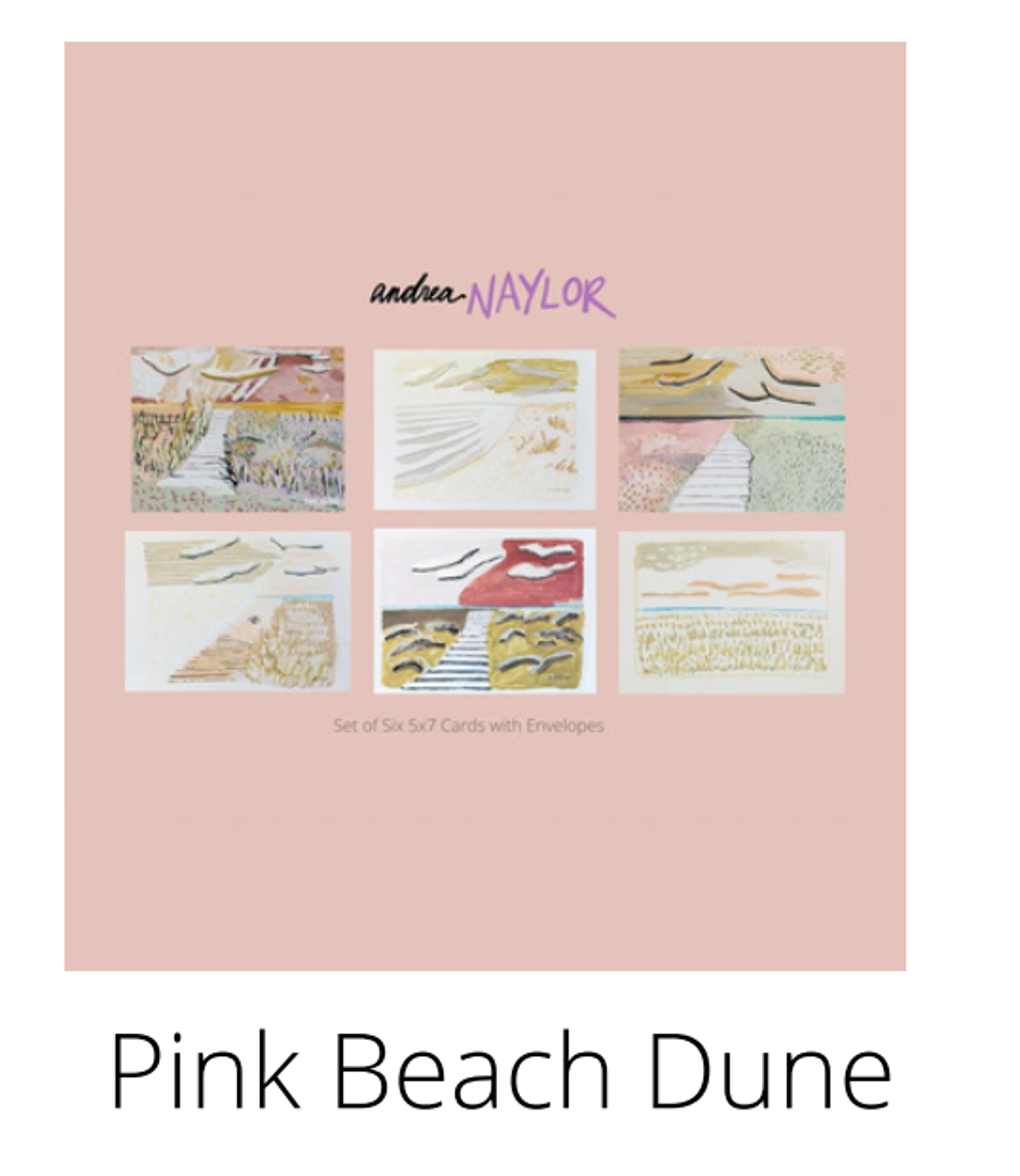 Beach Dune Card Pack by Andrea Naylor