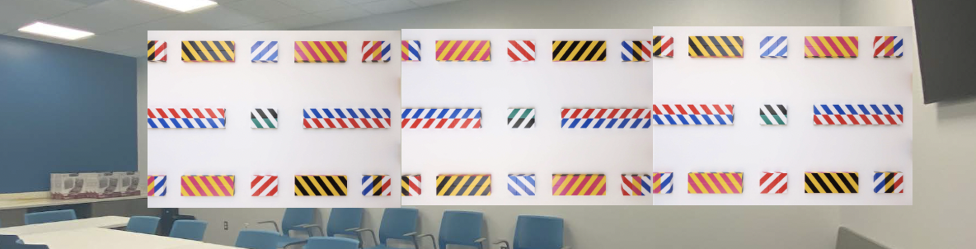 Safety Tape Series Installation by Christopher Paul Dean