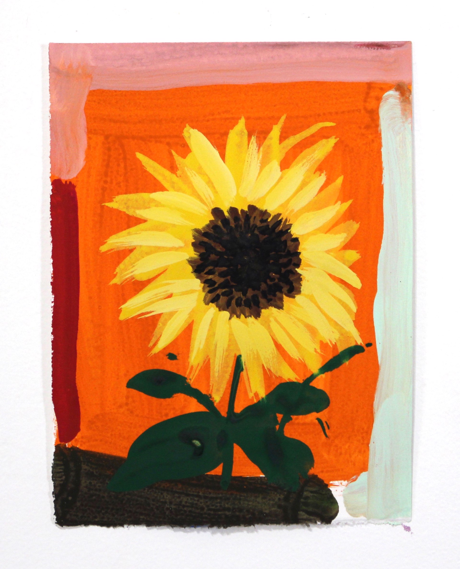 Color Block Sunflower by Kayla Plosz Antiel