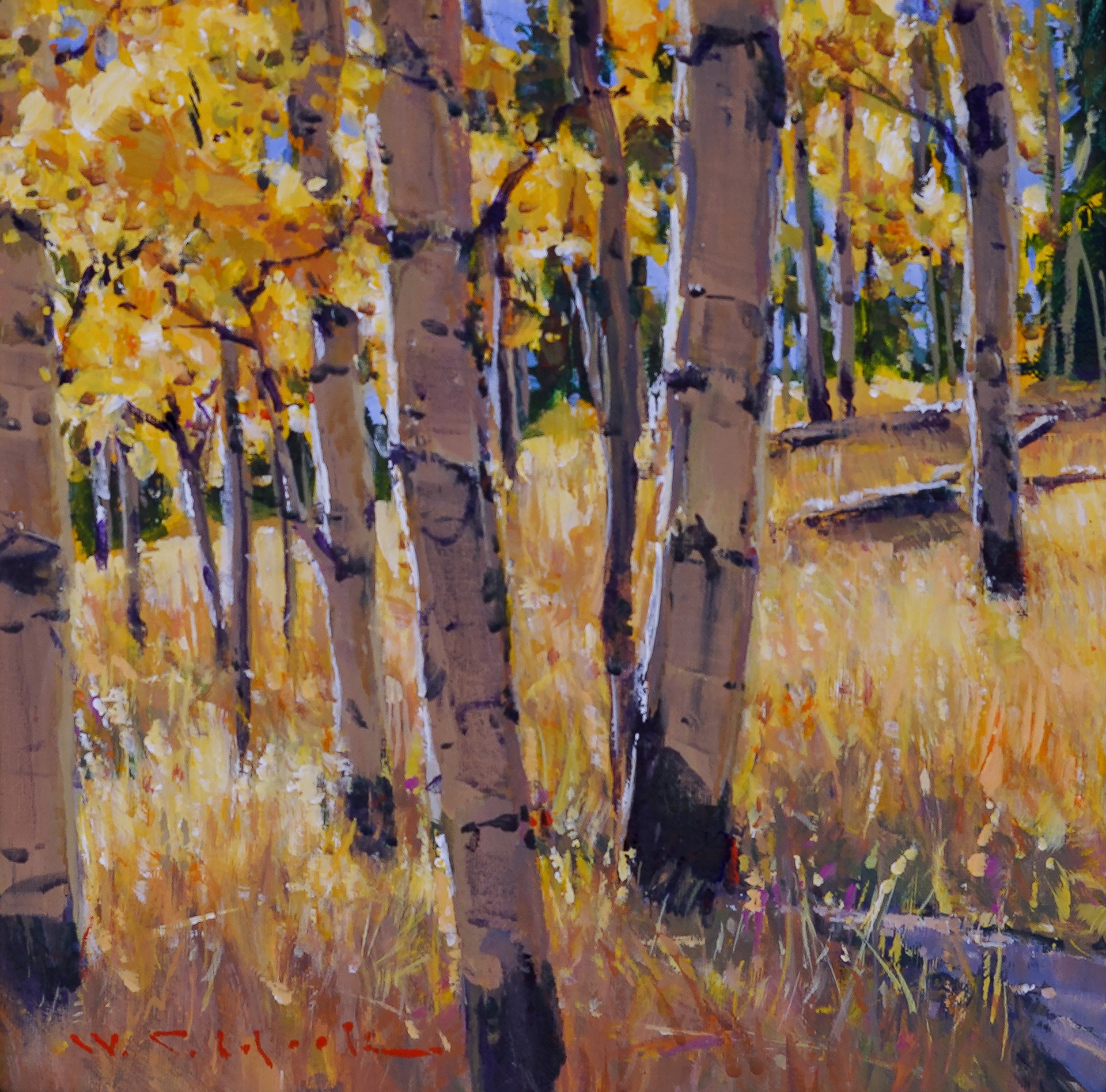 Aspen Trail by William C. Hook | Meyer Gallery