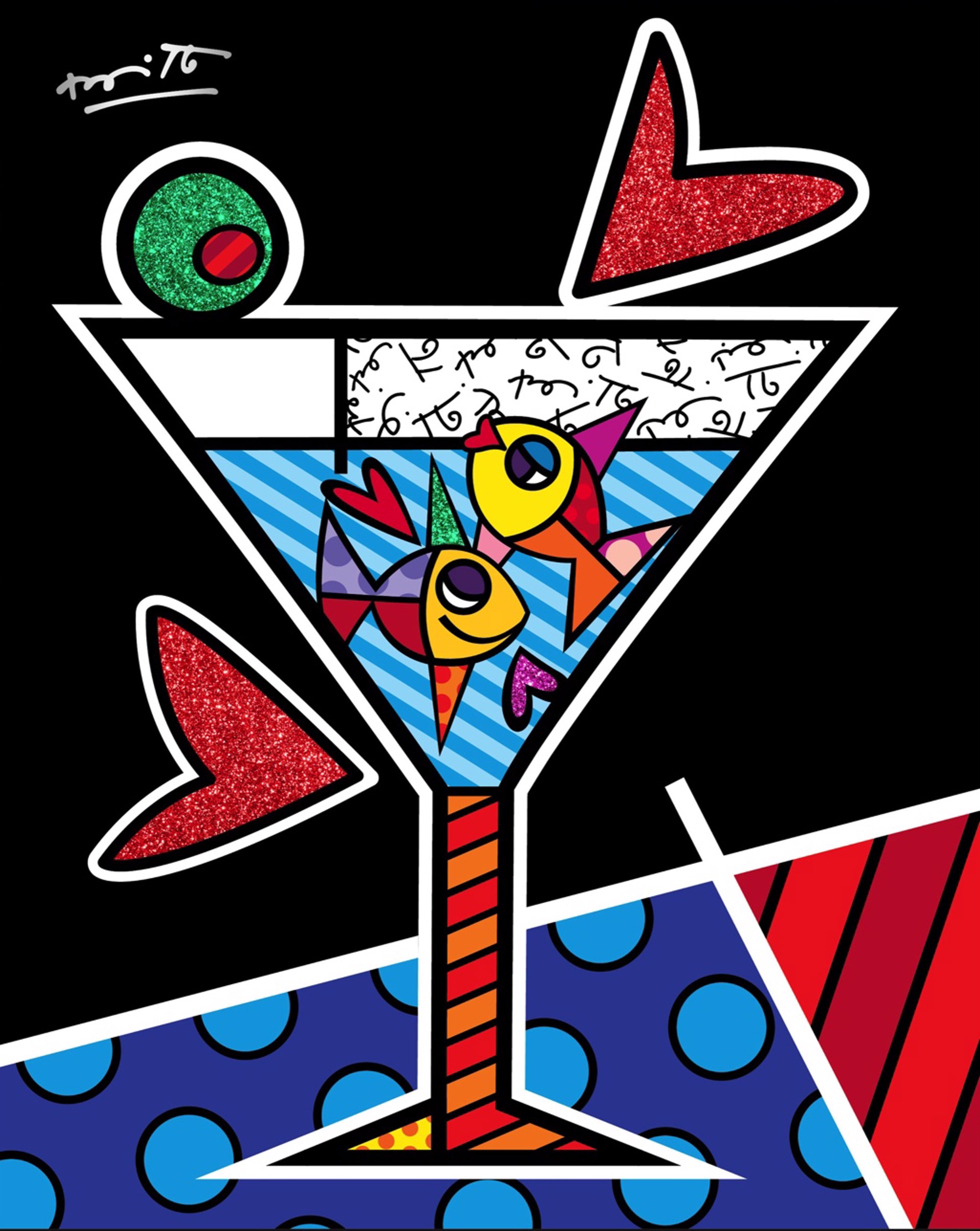 Cheers to Love by Romero Britto
