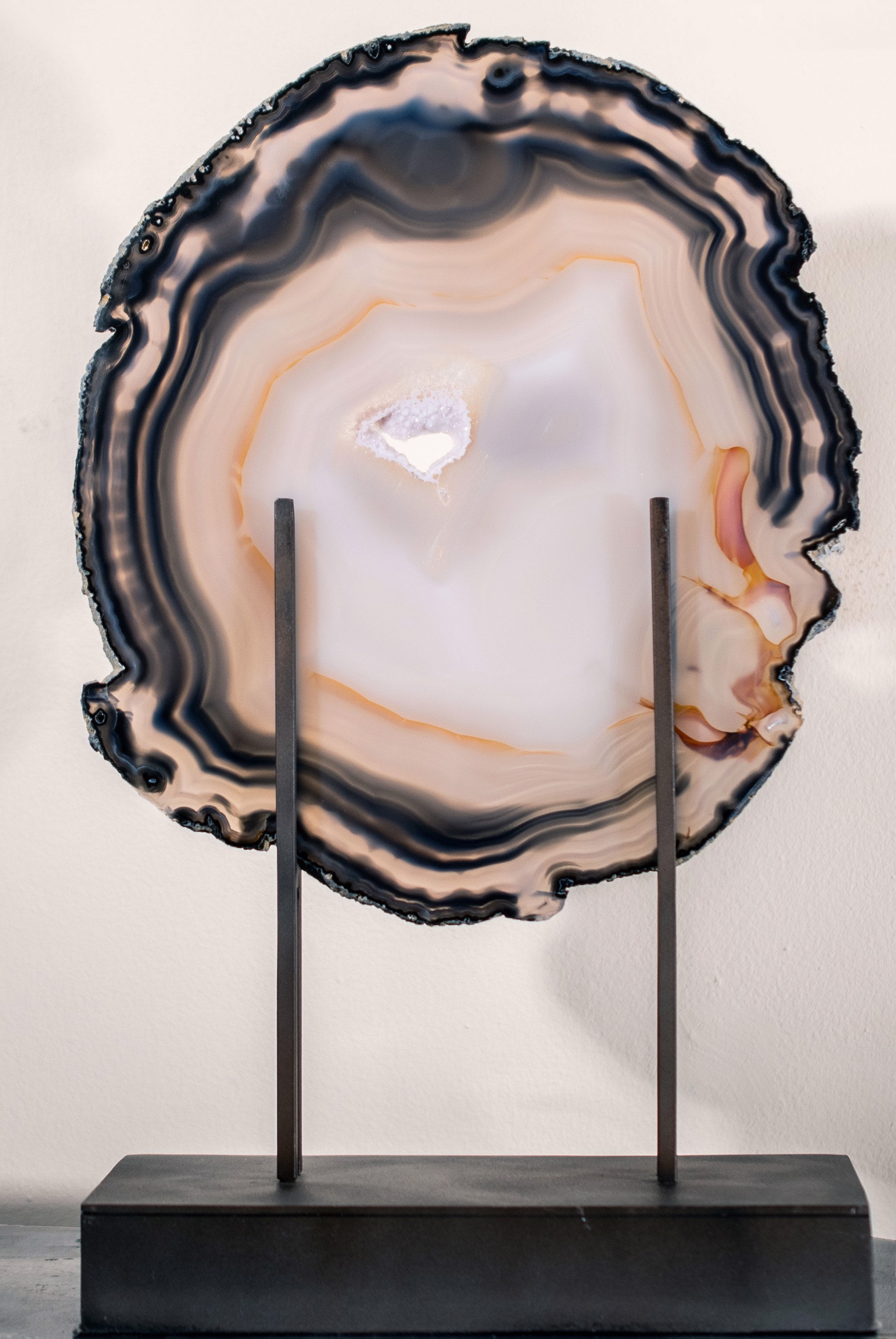 Tabletop Agate on Stand by Jim Vilona