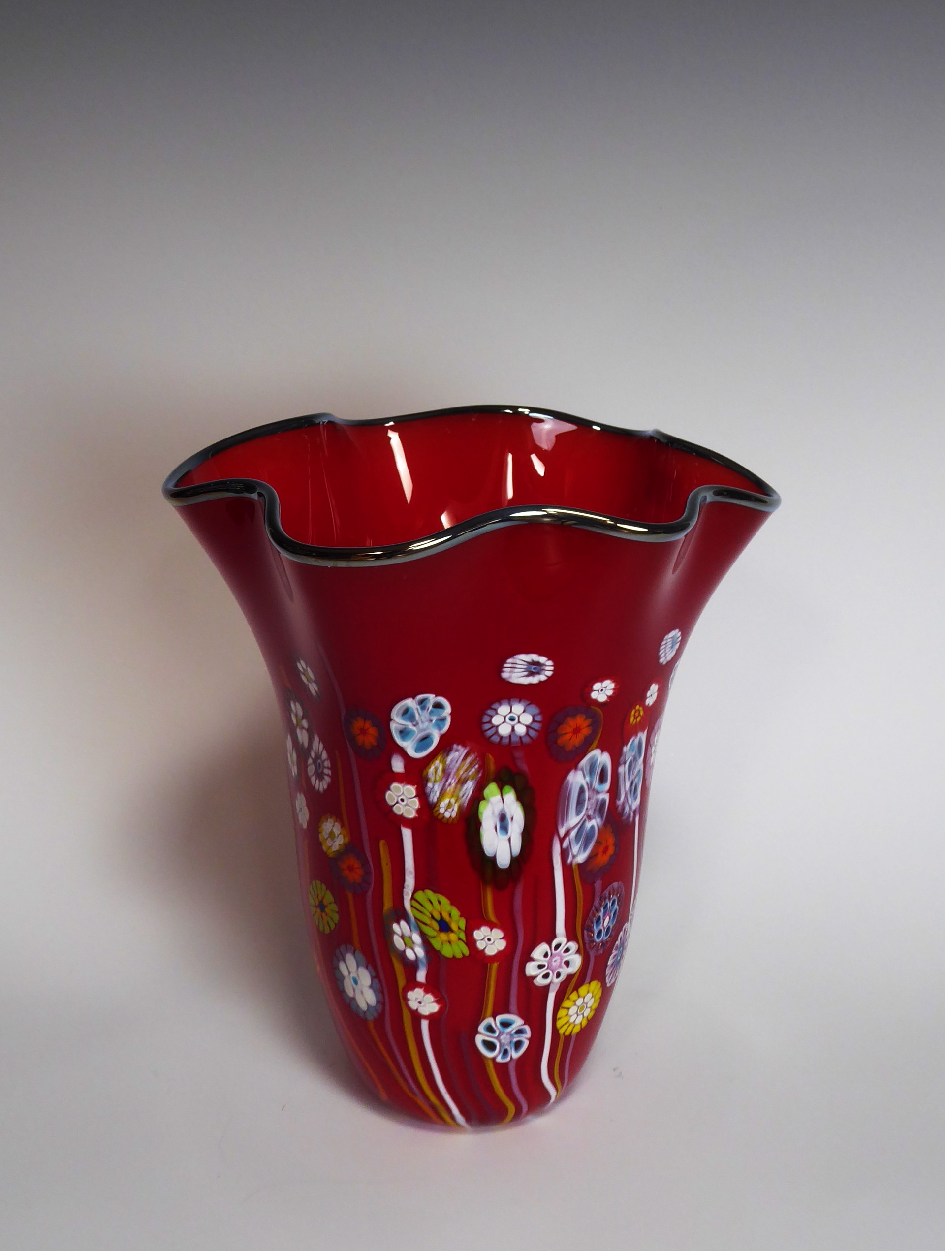 Millefiori Vase by Linda Allyn
