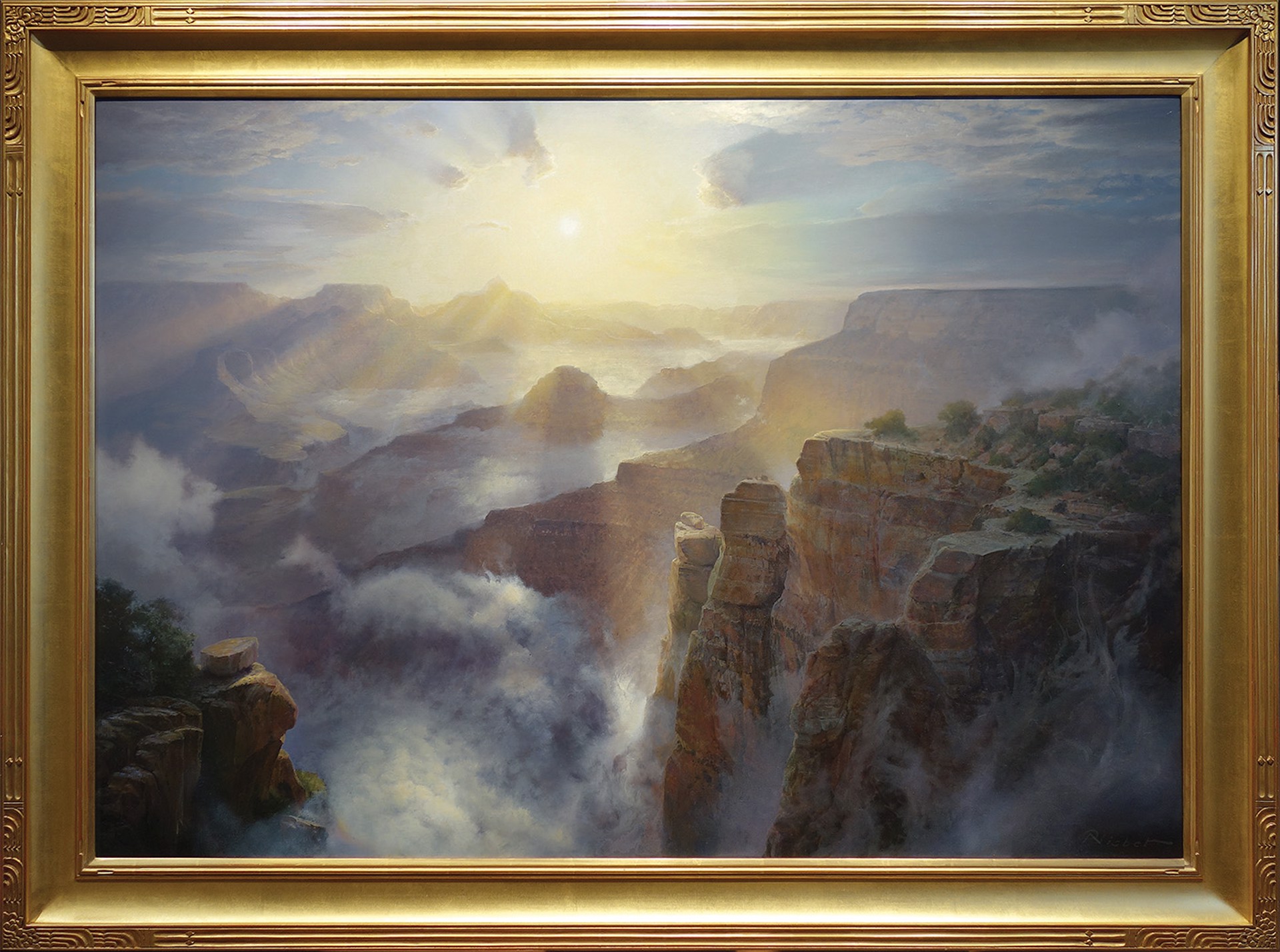 Sunburst, Grand Canyon by P.A Nisbet