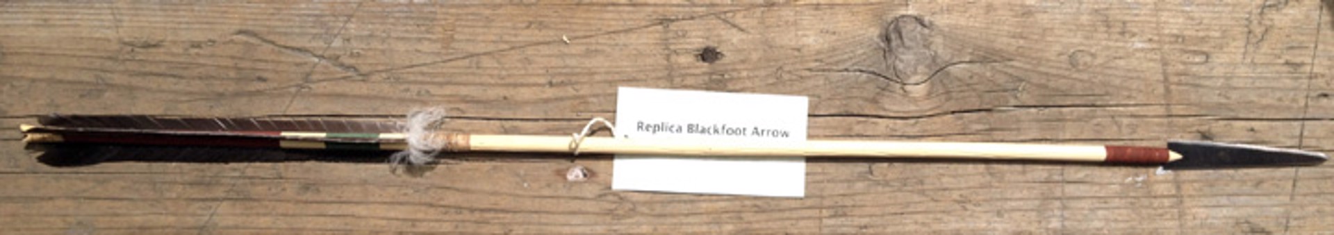 Replica Blackfoot Arrow by Steve Allely
