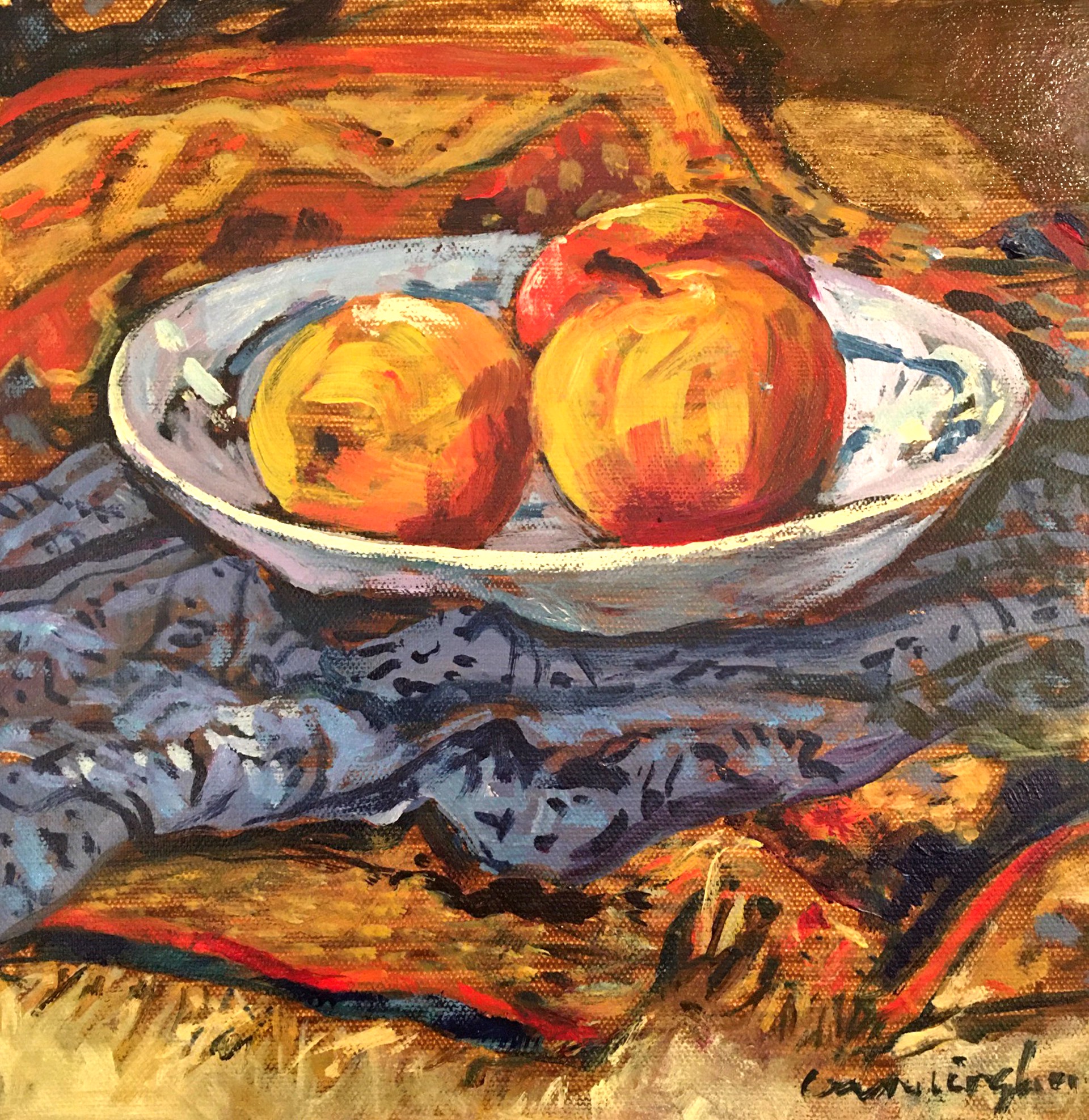 Three Apples by Nan Cunningham