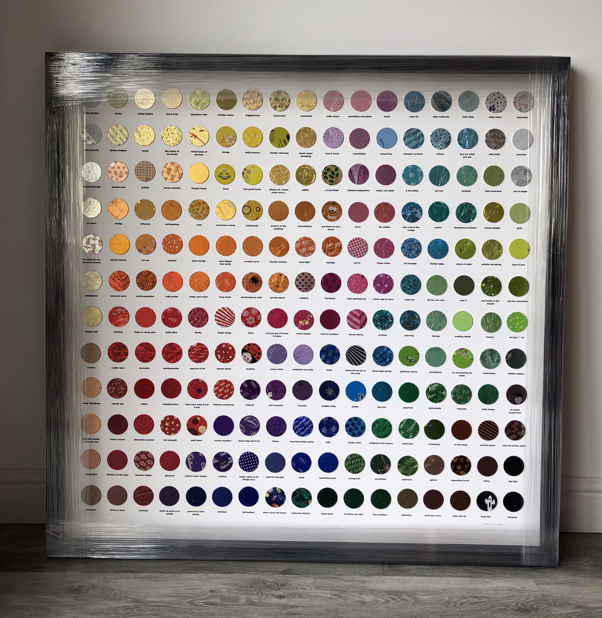 Indulgence - Colour Chart by Joanne Tinker