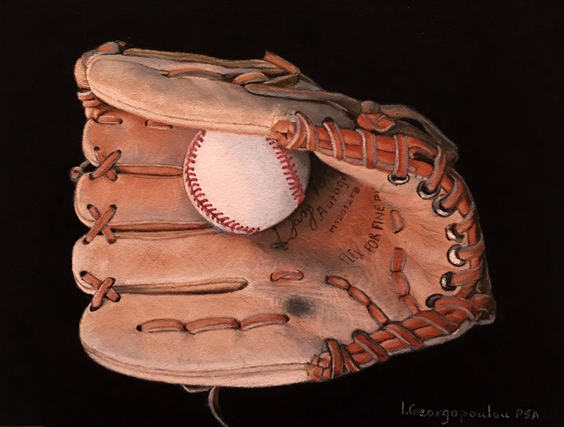 Old Glove and Ball by Irene Georgopoulou