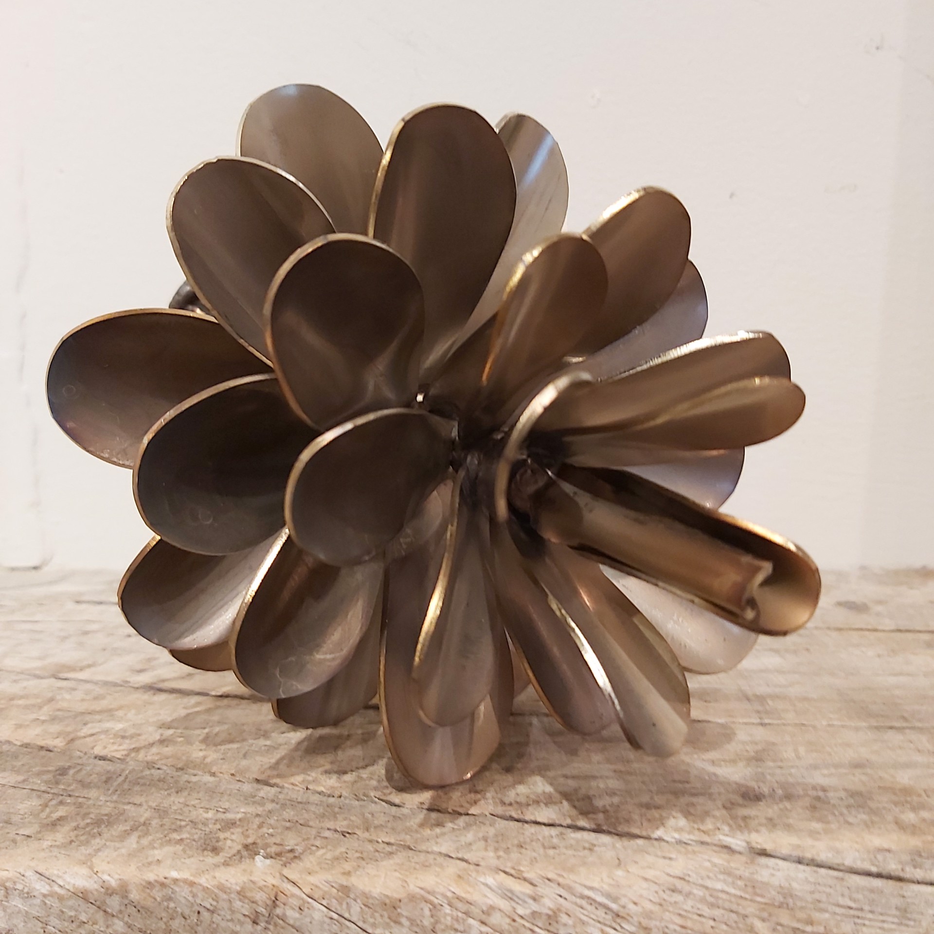 Stainless Steel Pine Cone gold finish 20-456 by Floyd Elzinga