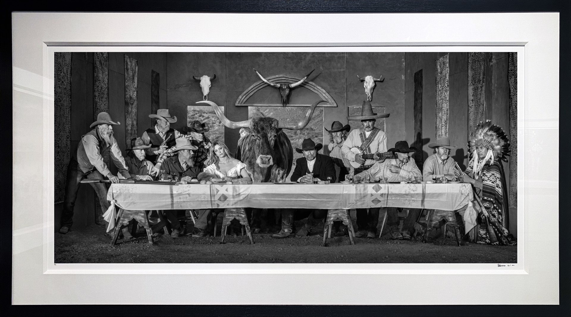 The Last Supper in Texas by David Yarrow