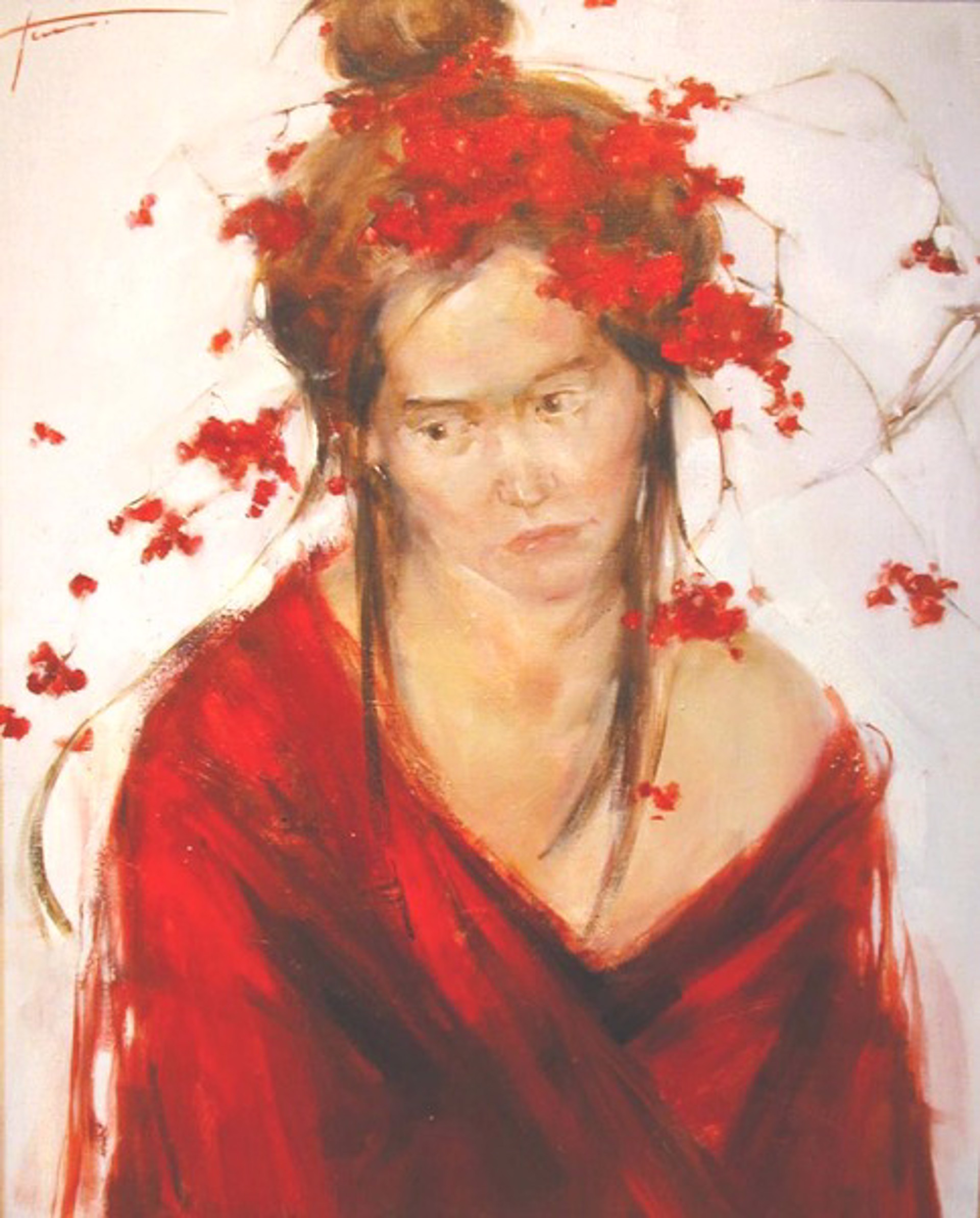 Natasha in Red by Yana Golubyatnikova