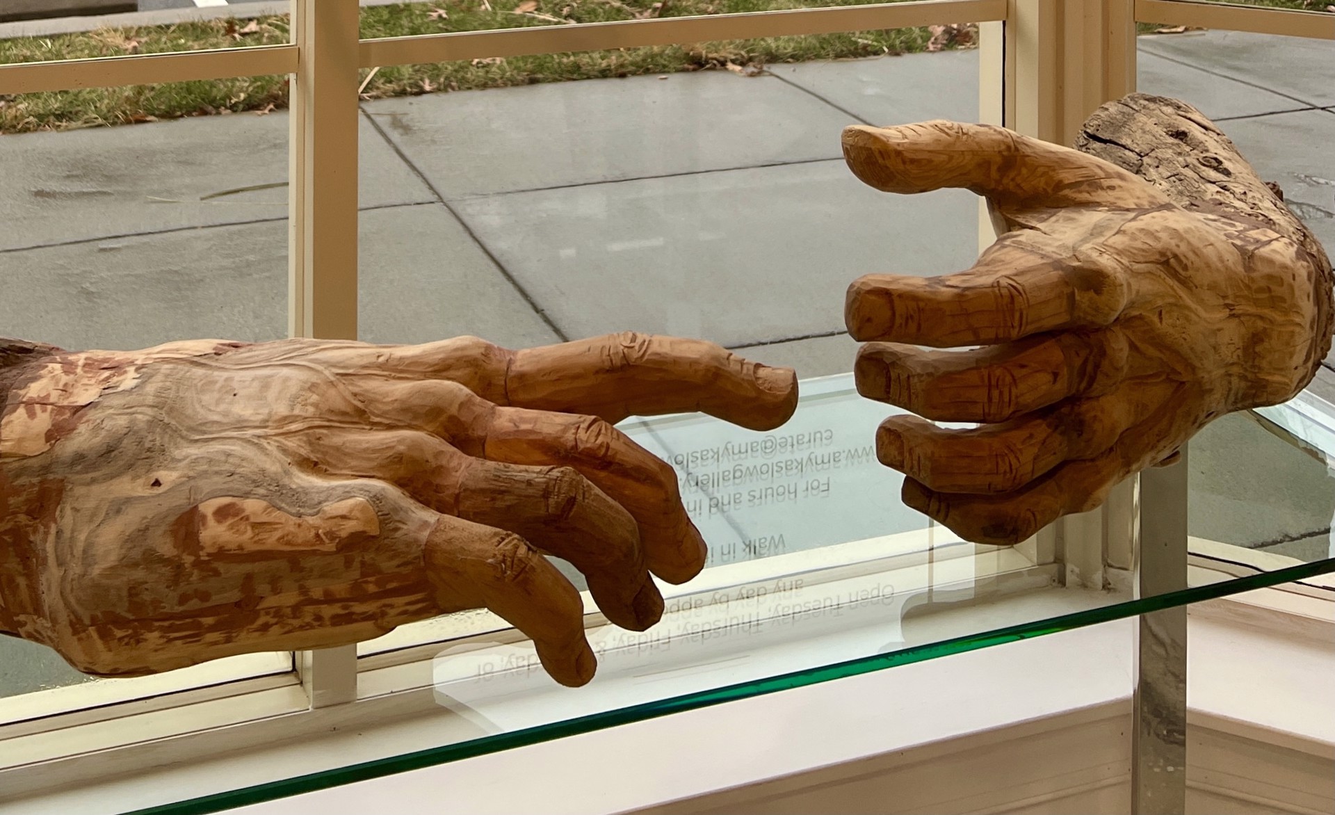 Carved Wooden Hands by Mario Padilla