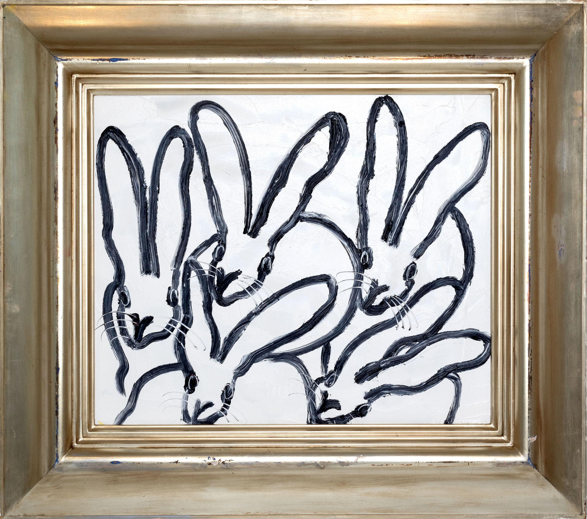 White Rabbits  by Hunt Slonem