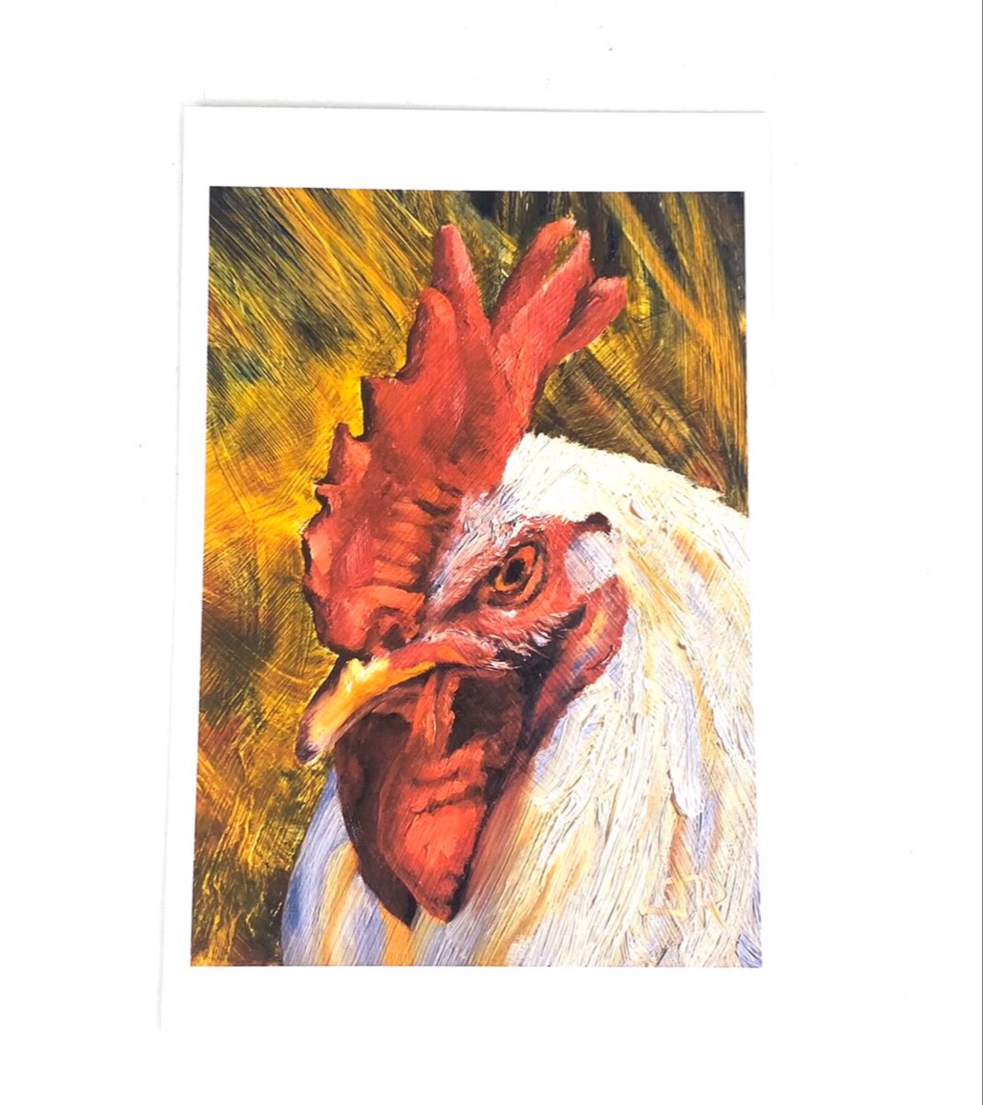 Pecking Orders Note Card by June Rollins