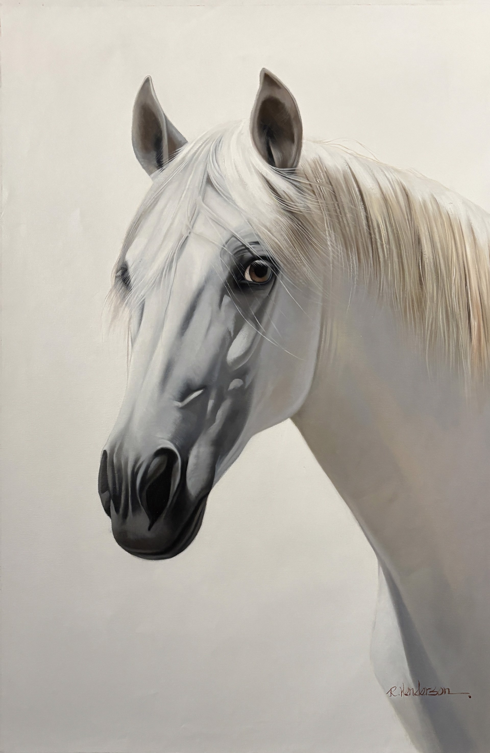 WHITE HORSE I by R HENDERSON