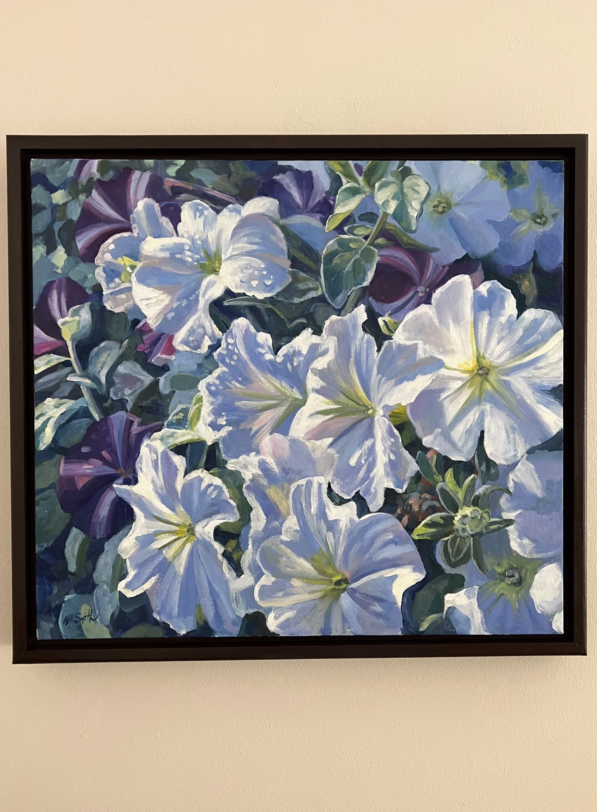 Cascading Petunias by Holly L. Smith