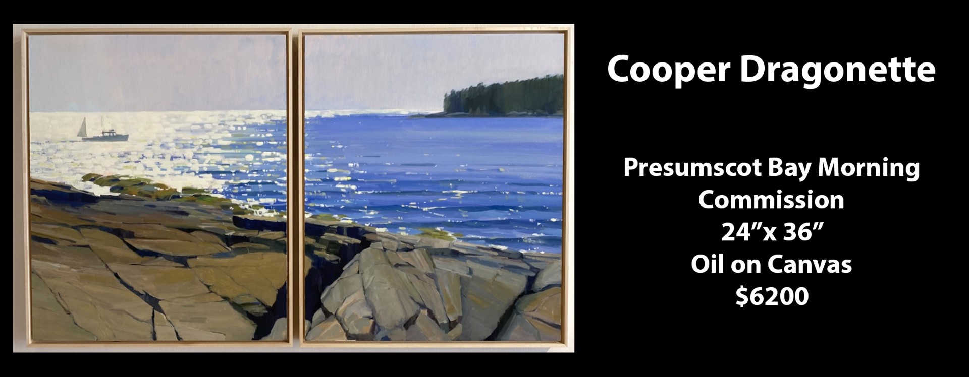 Commission for Lynn Silva; Penobscot Bay Morning by Cooper Dragonette