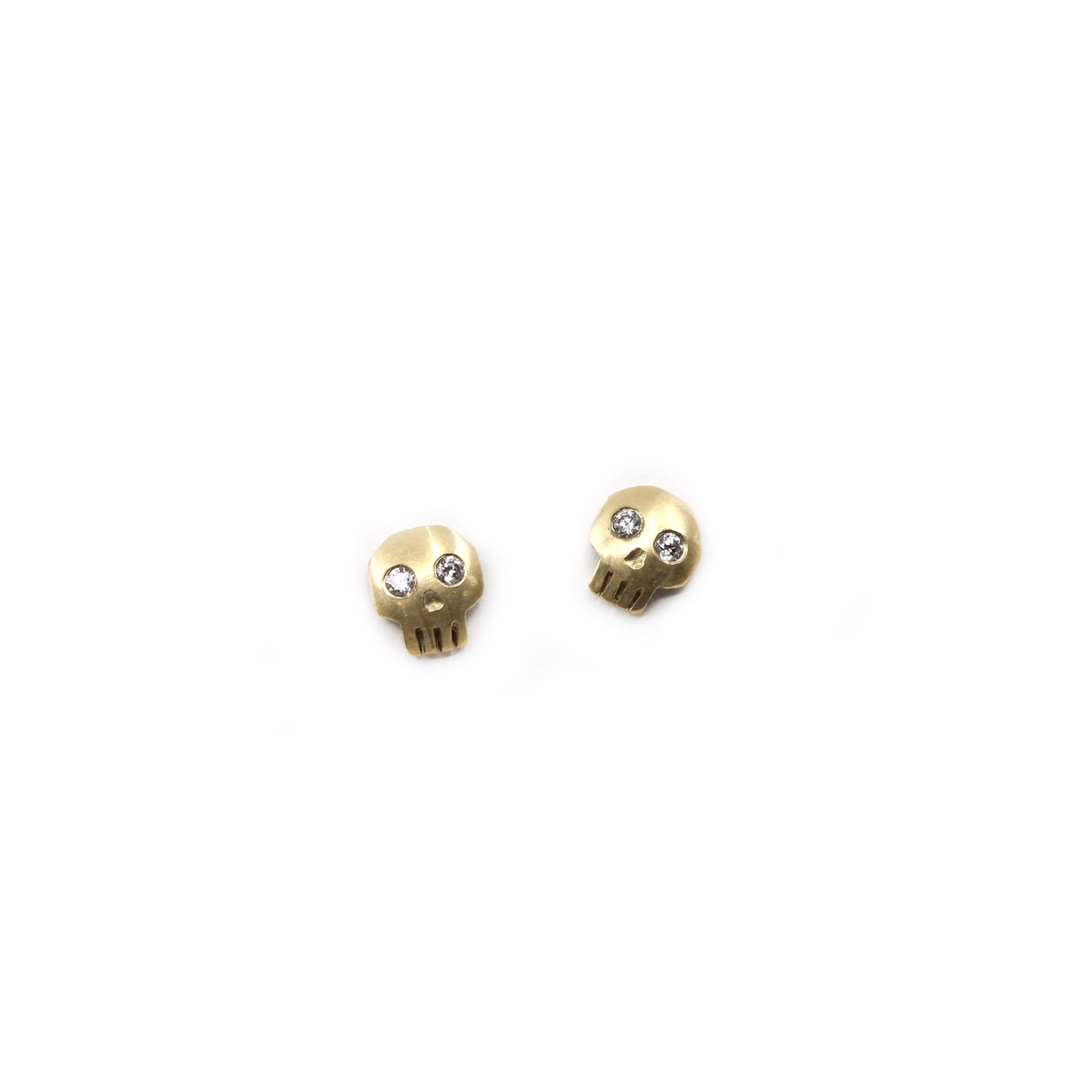 Skull Stud Earrings by Susan Elnora