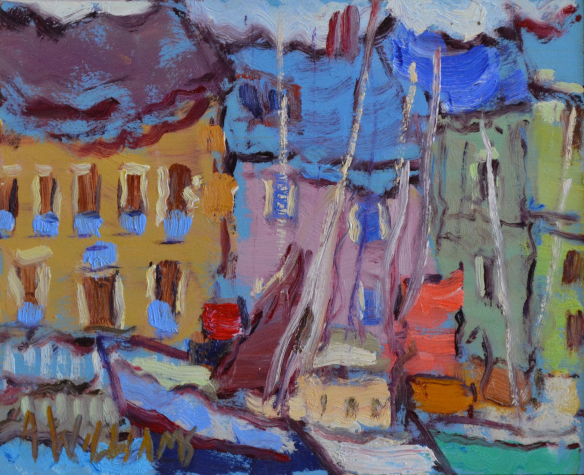 Houses in the Harbor by Alice Williams