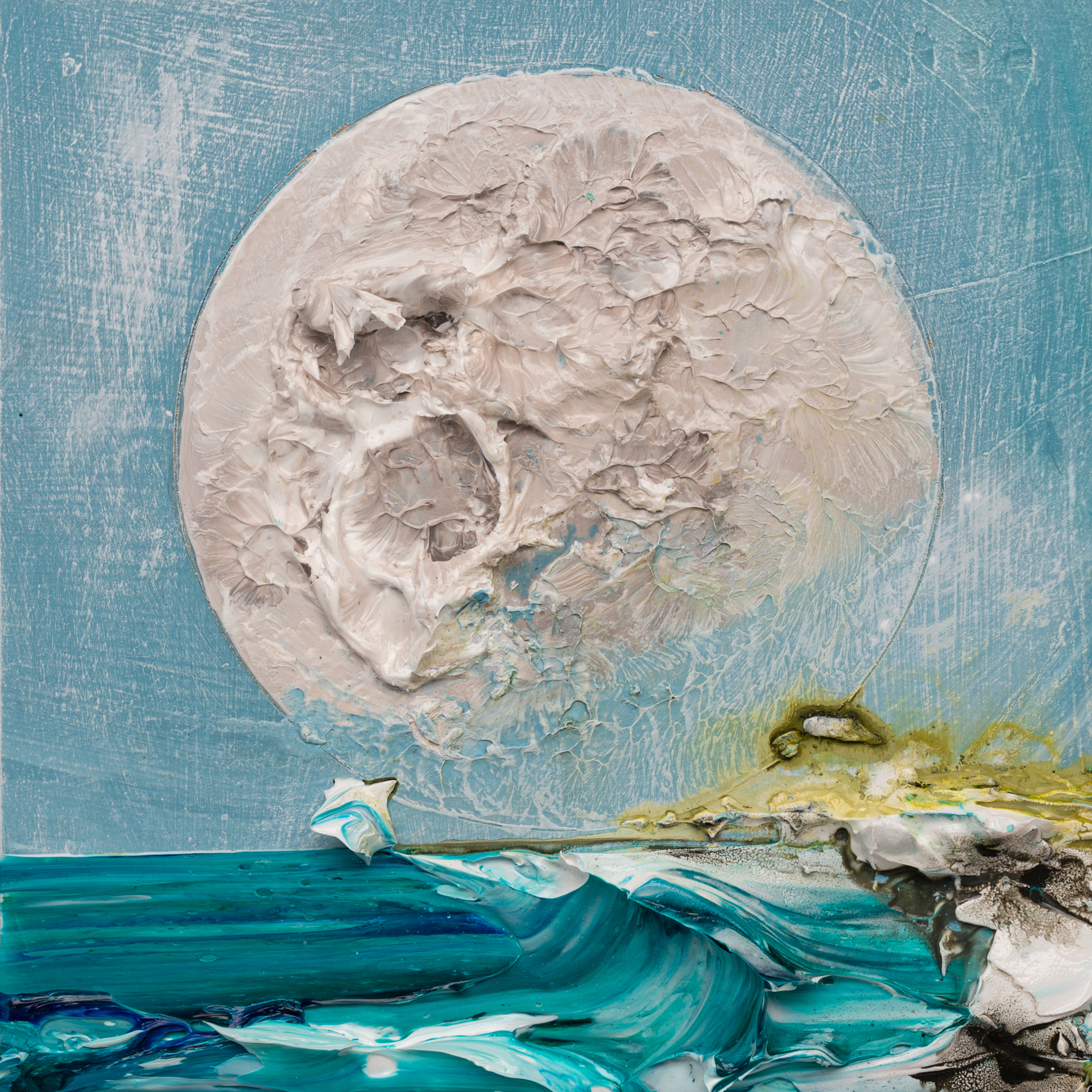 (SOLD) MOONSCAPE MS-12X12-2019-329 by JUSTIN GAFFREY