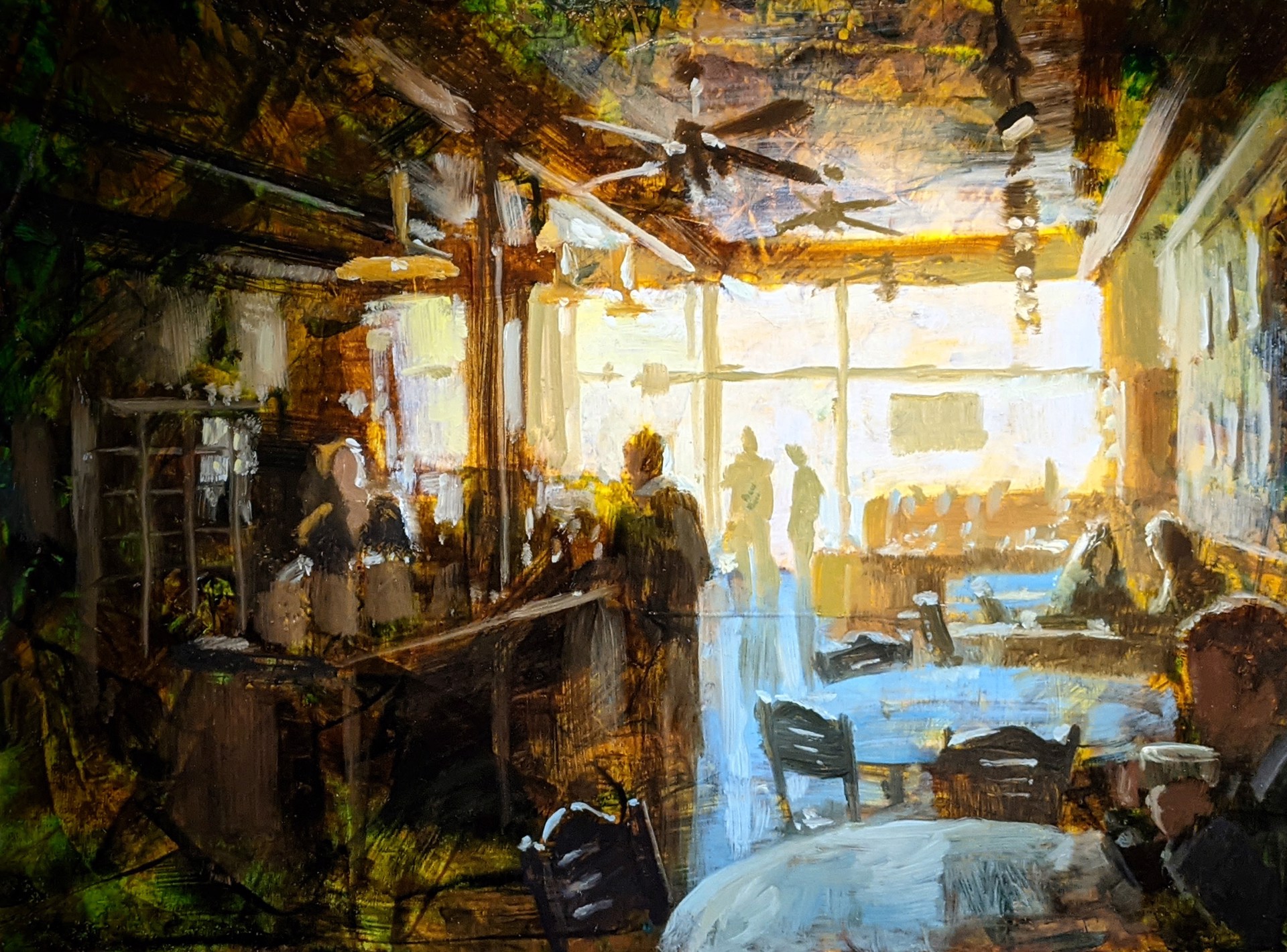Coffee Shop by Christopher Clark