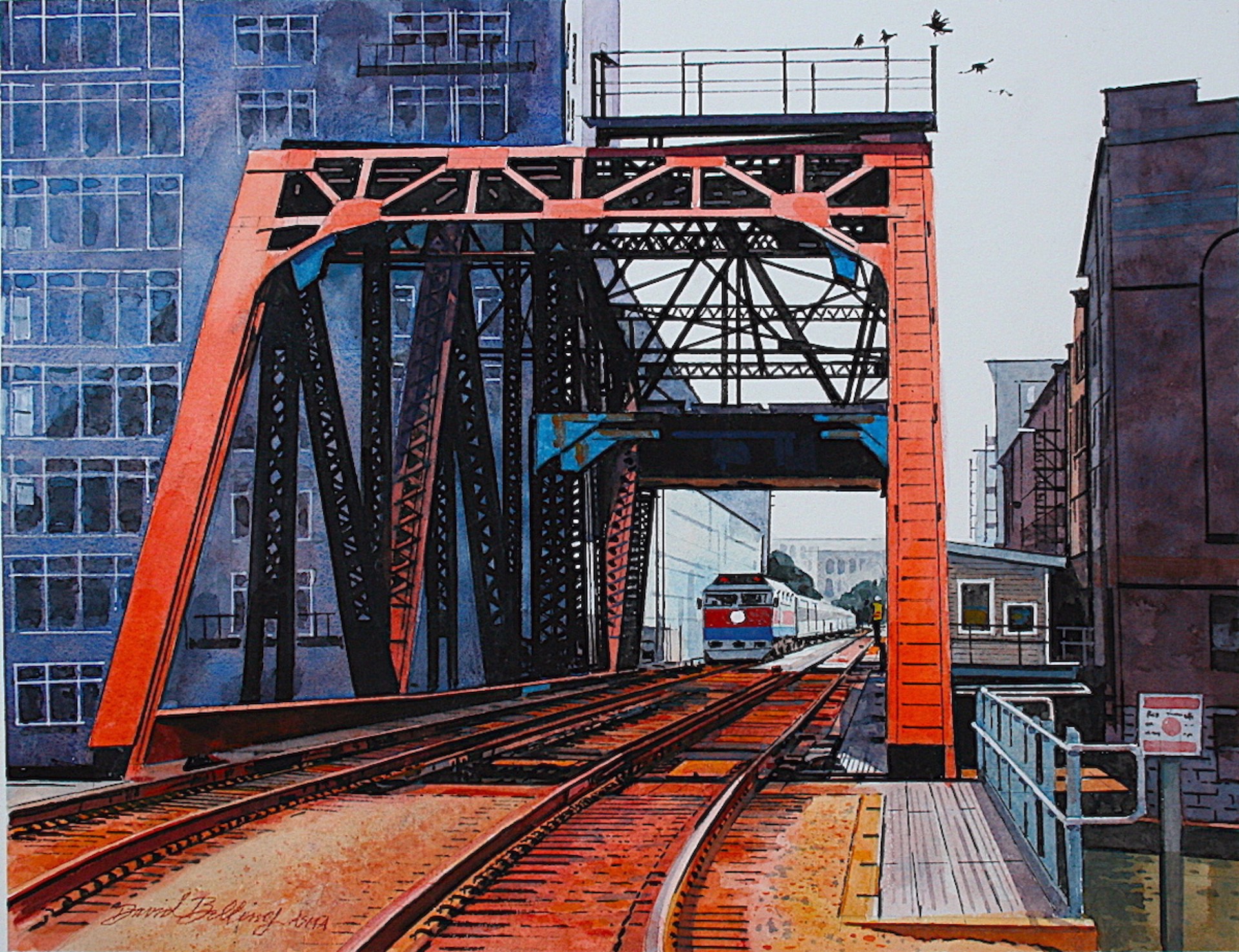 Swing Bridge by David Belling