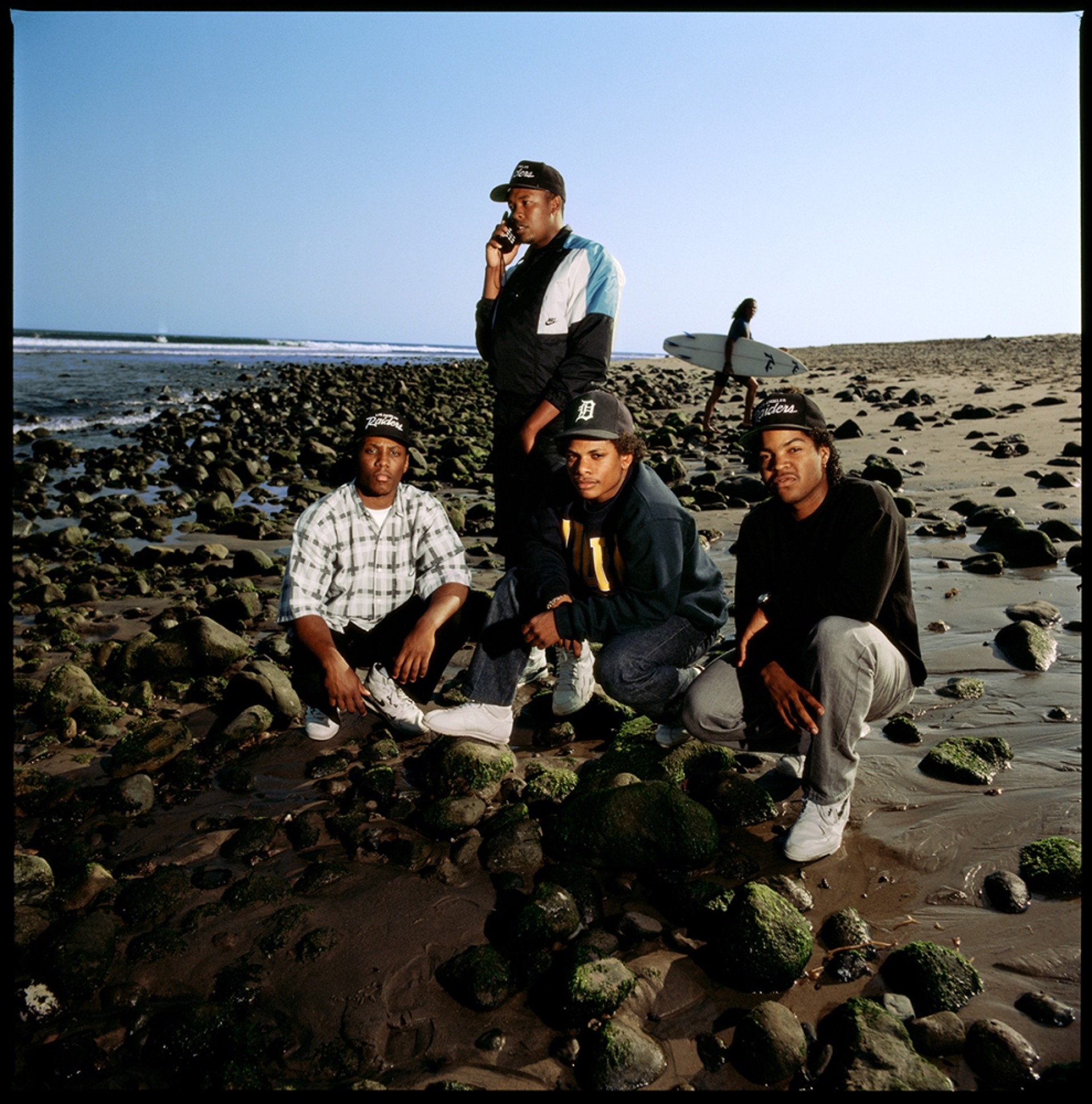 89171 N.W.A. On the Beach 1989 Color by Timothy White