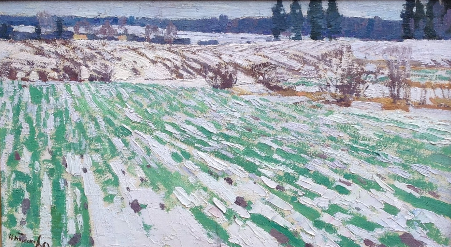 Winter Field by Nikolai Timkov