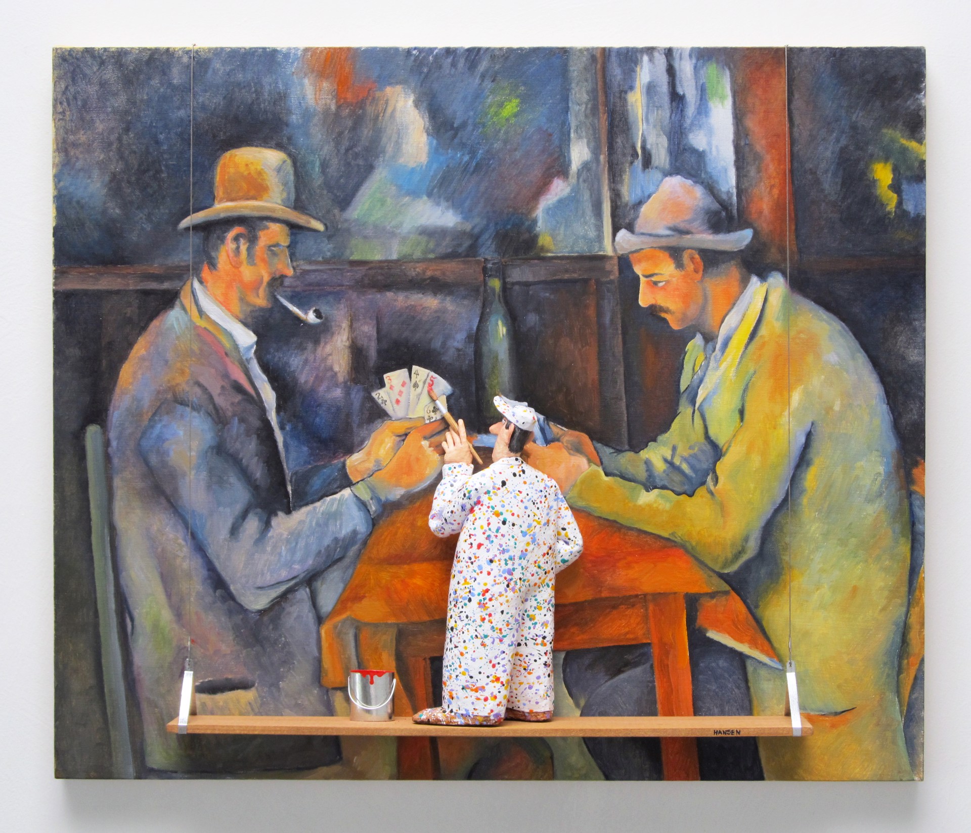 The Card Players, Paul Cezanne by Stephen Hansen