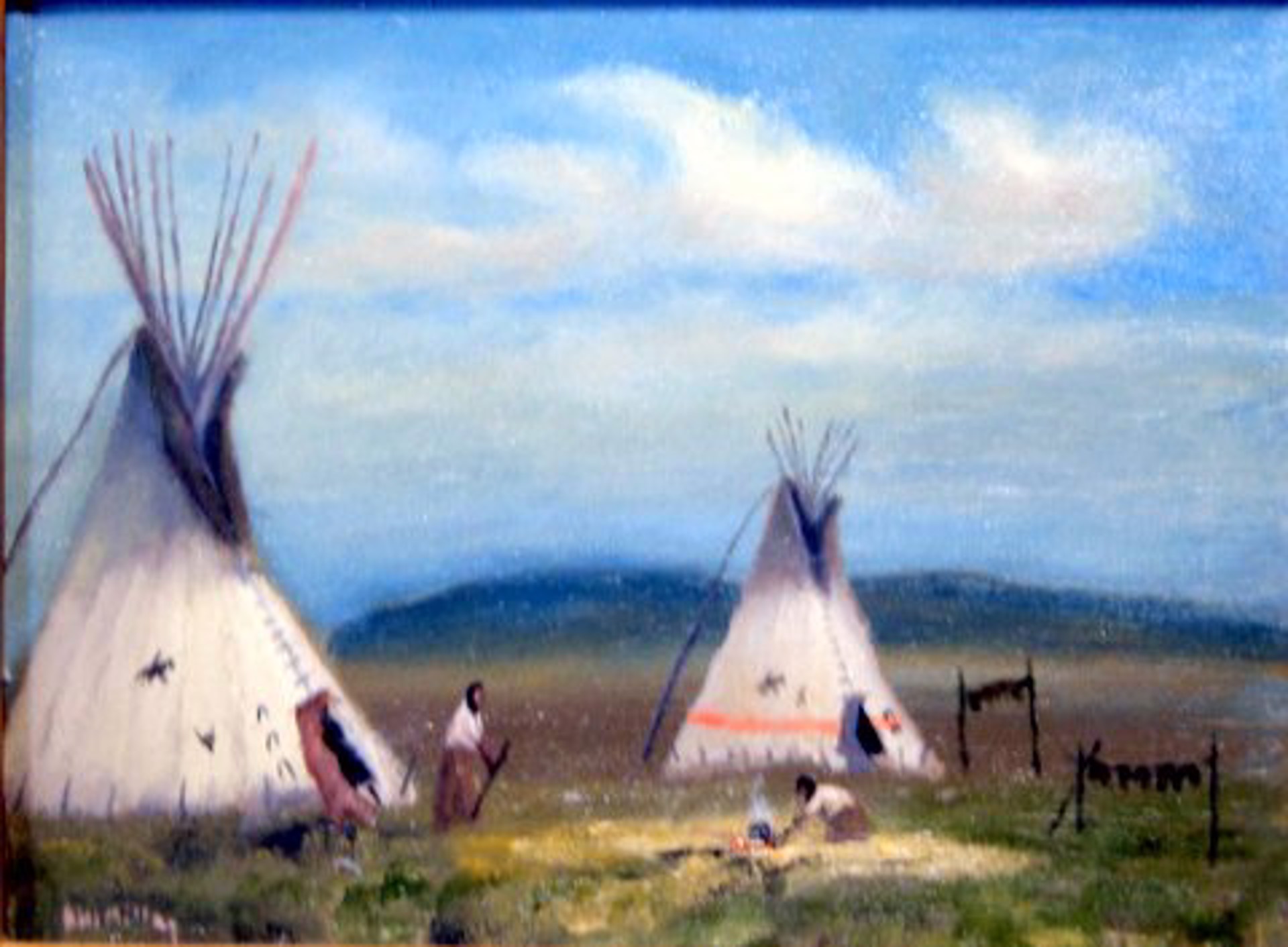 Prairie Encampment by Bill Mittag