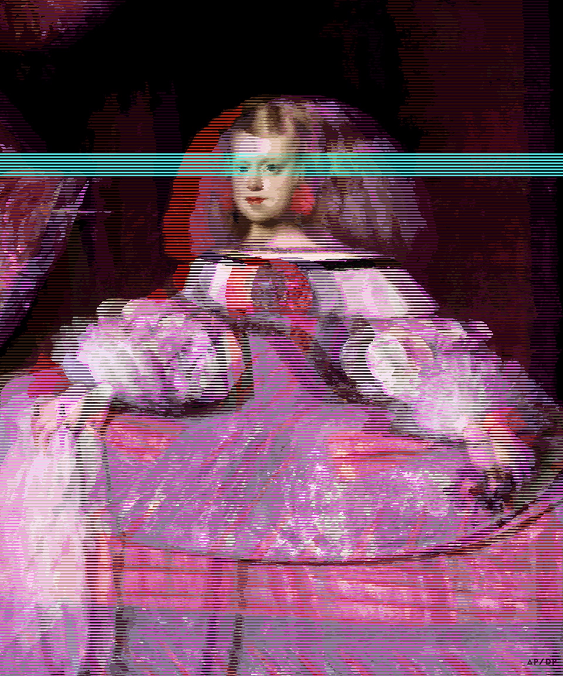 Infanta Margarita Teresa in a Pink Dress by Pınar Du Pre