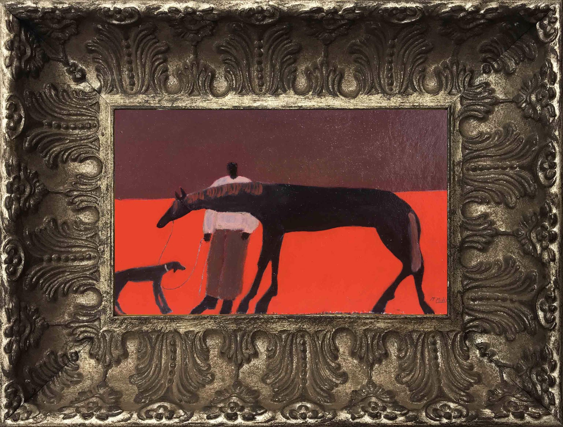 Walking The Track/Orange Mane and Tail by Gigi Mills